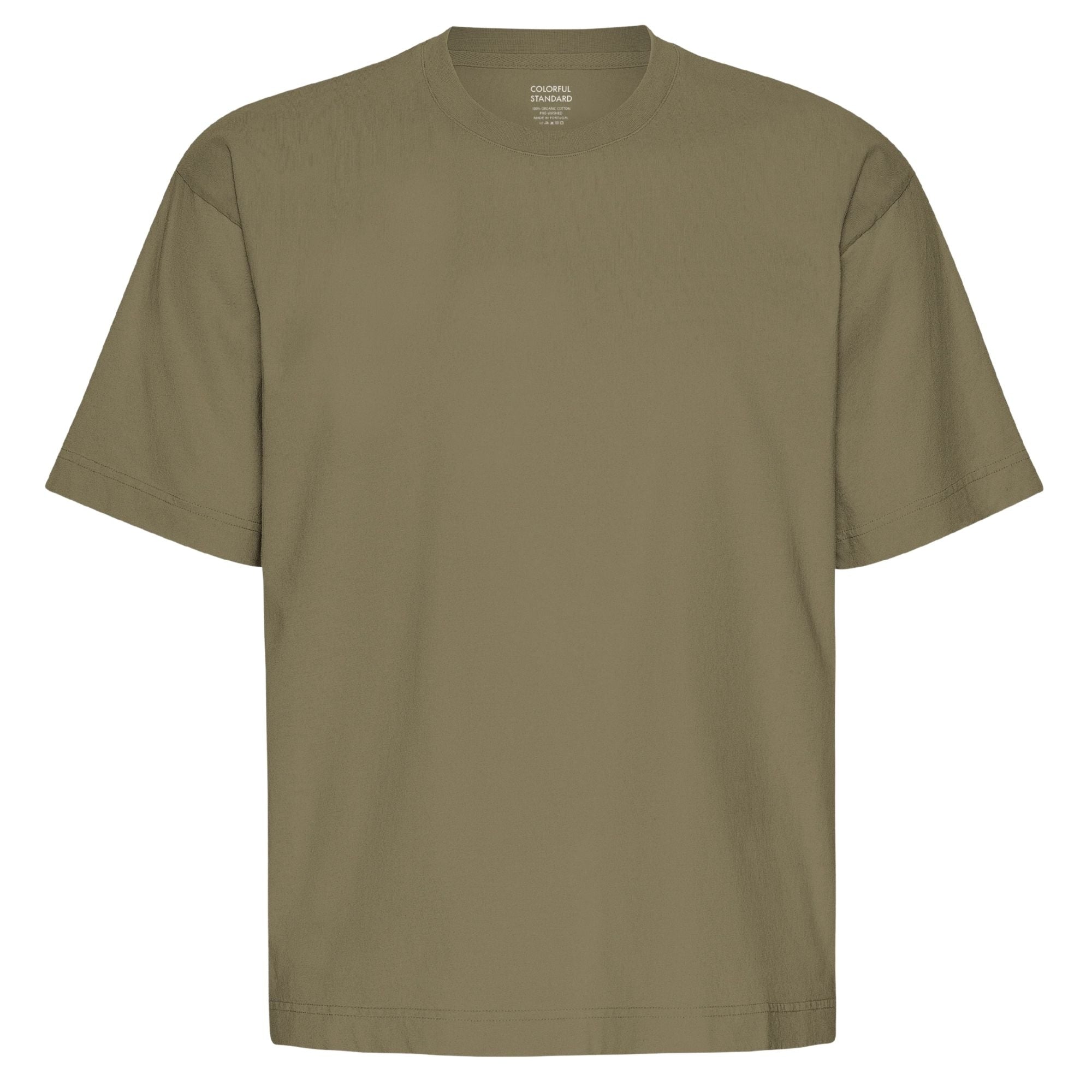 Oversized Organic T-Shirt - Dusty Olive