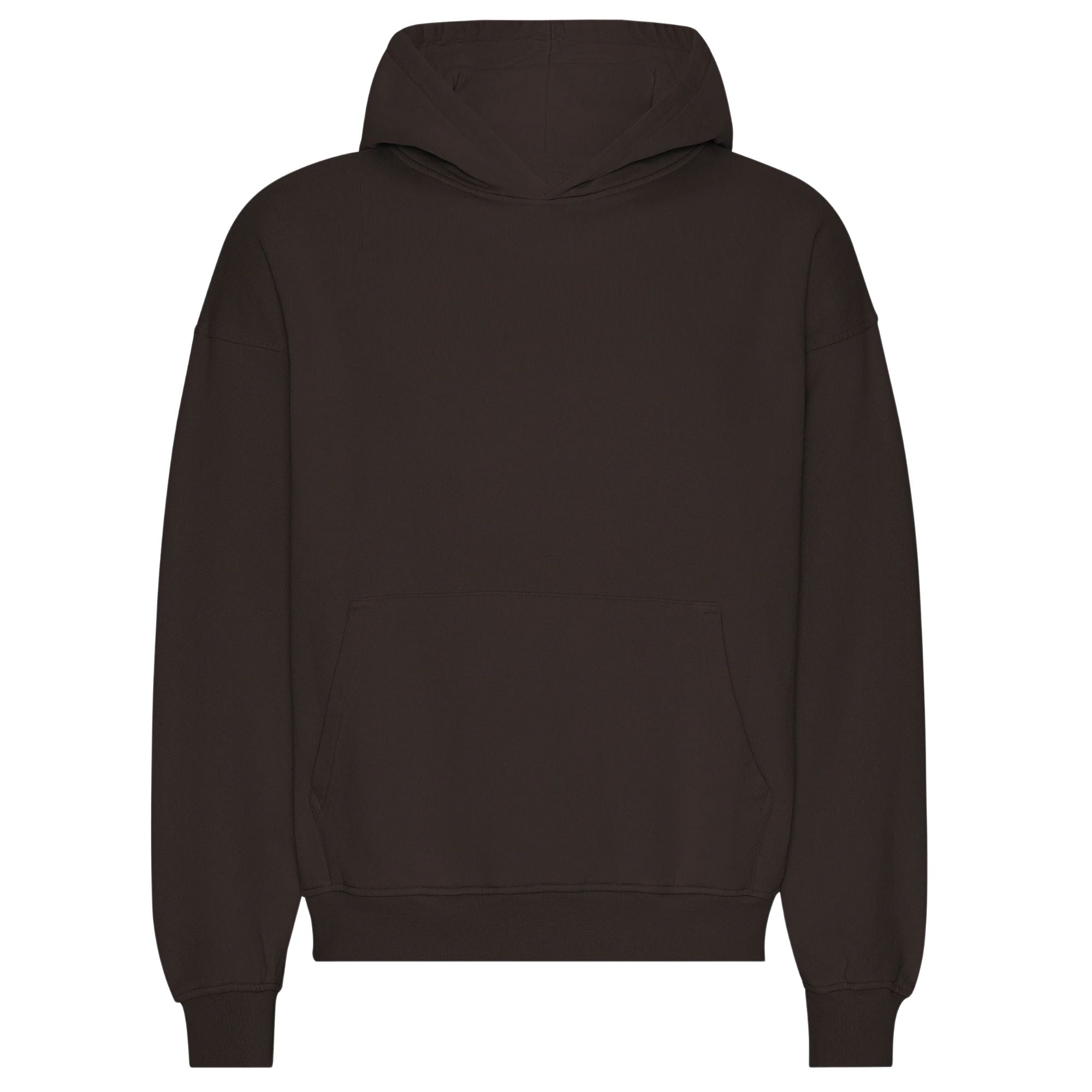 Organic Oversized Hood - Coffee Brown