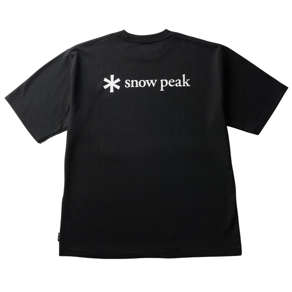 Back Printed Logo T-Shirt - Black