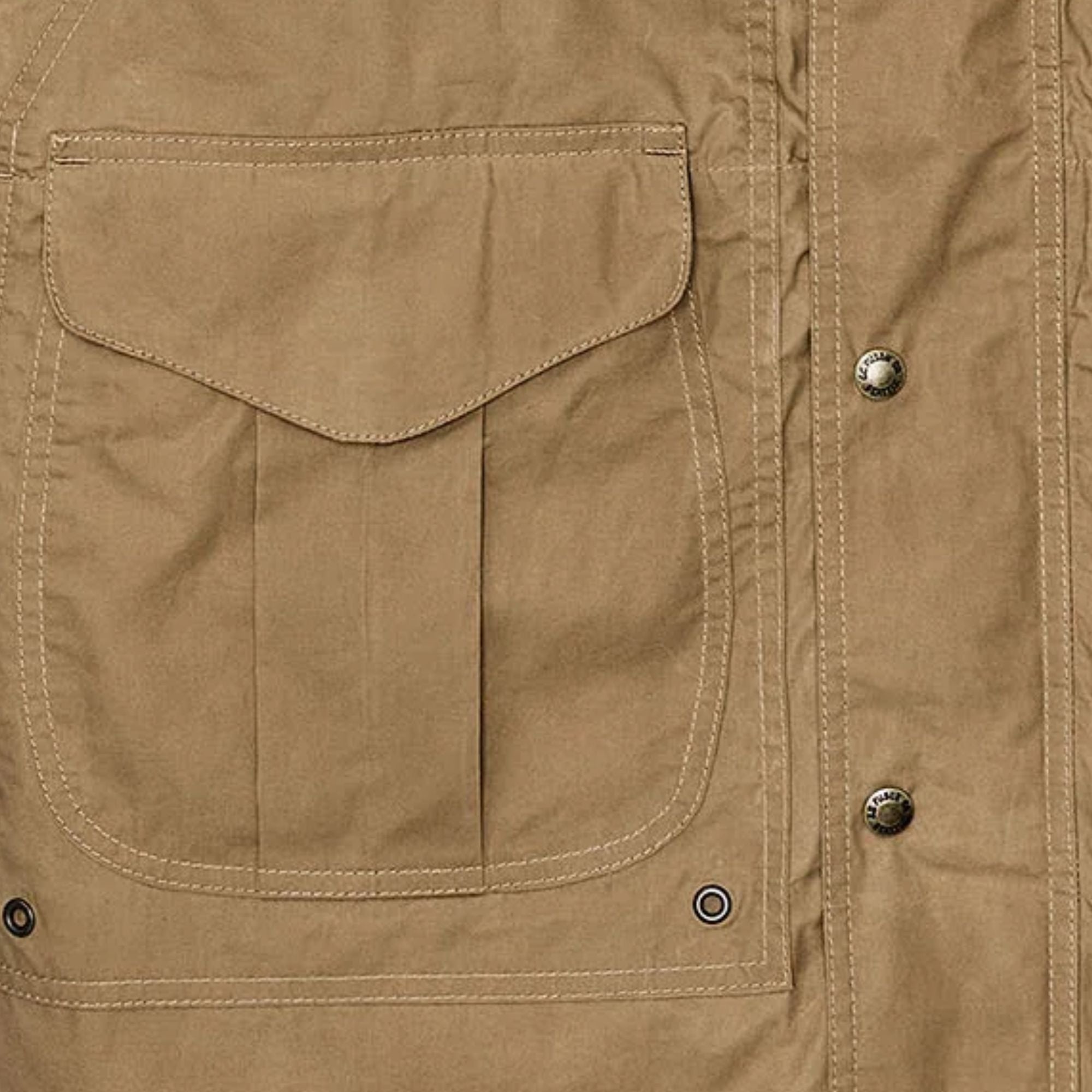 Dry Wax Omak Coat - Dark Beige