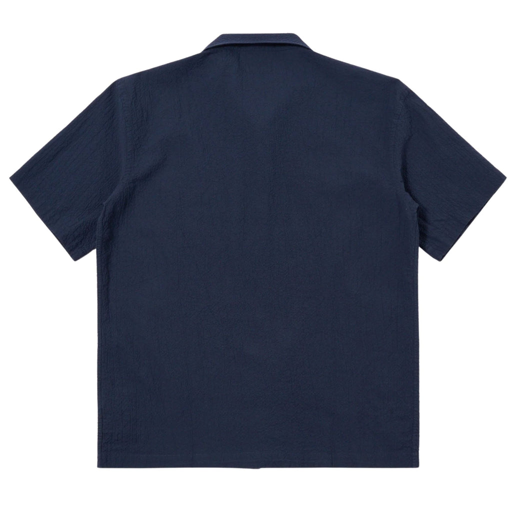 Seersucker Road Shirt - Navy