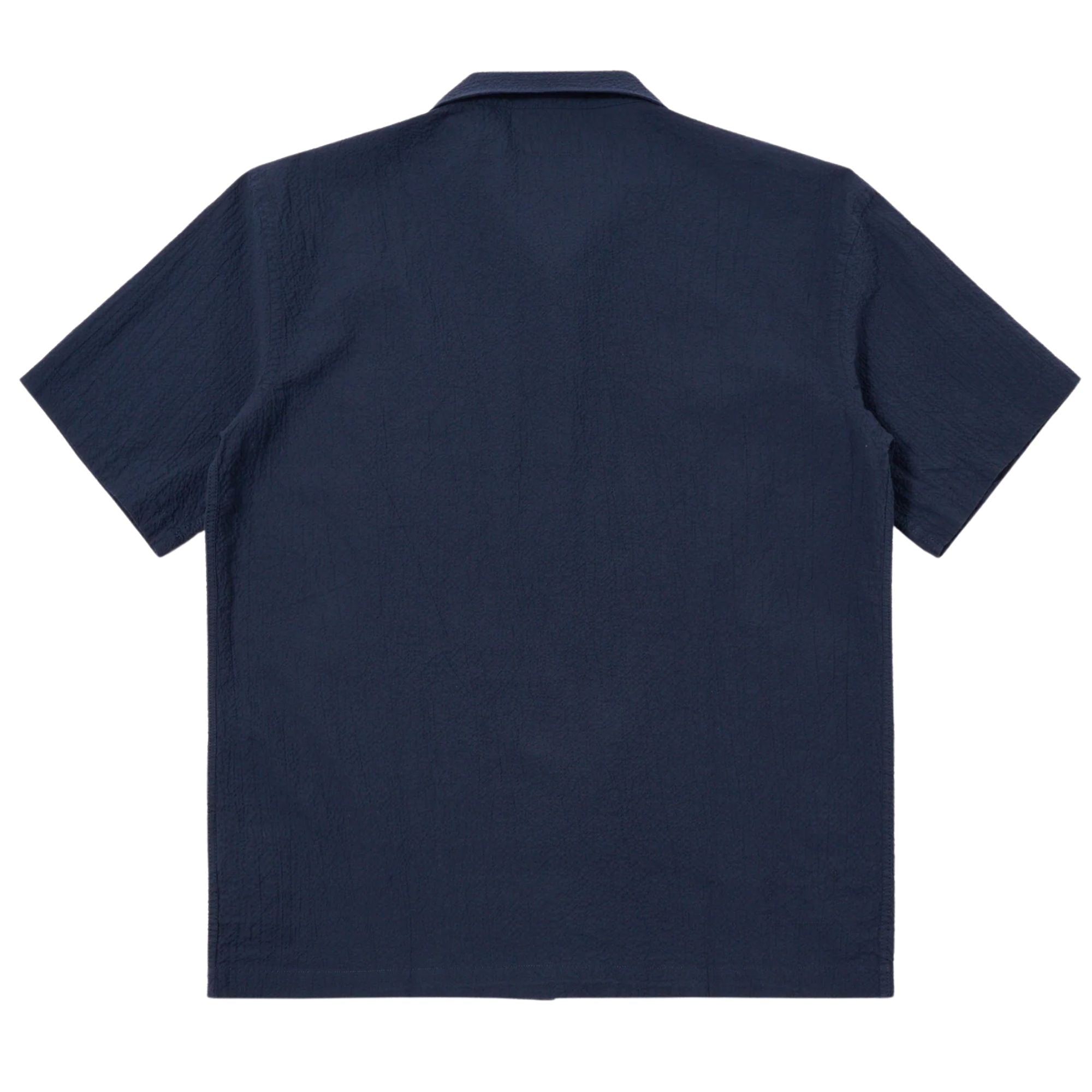 Seersucker Road Shirt - Navy
