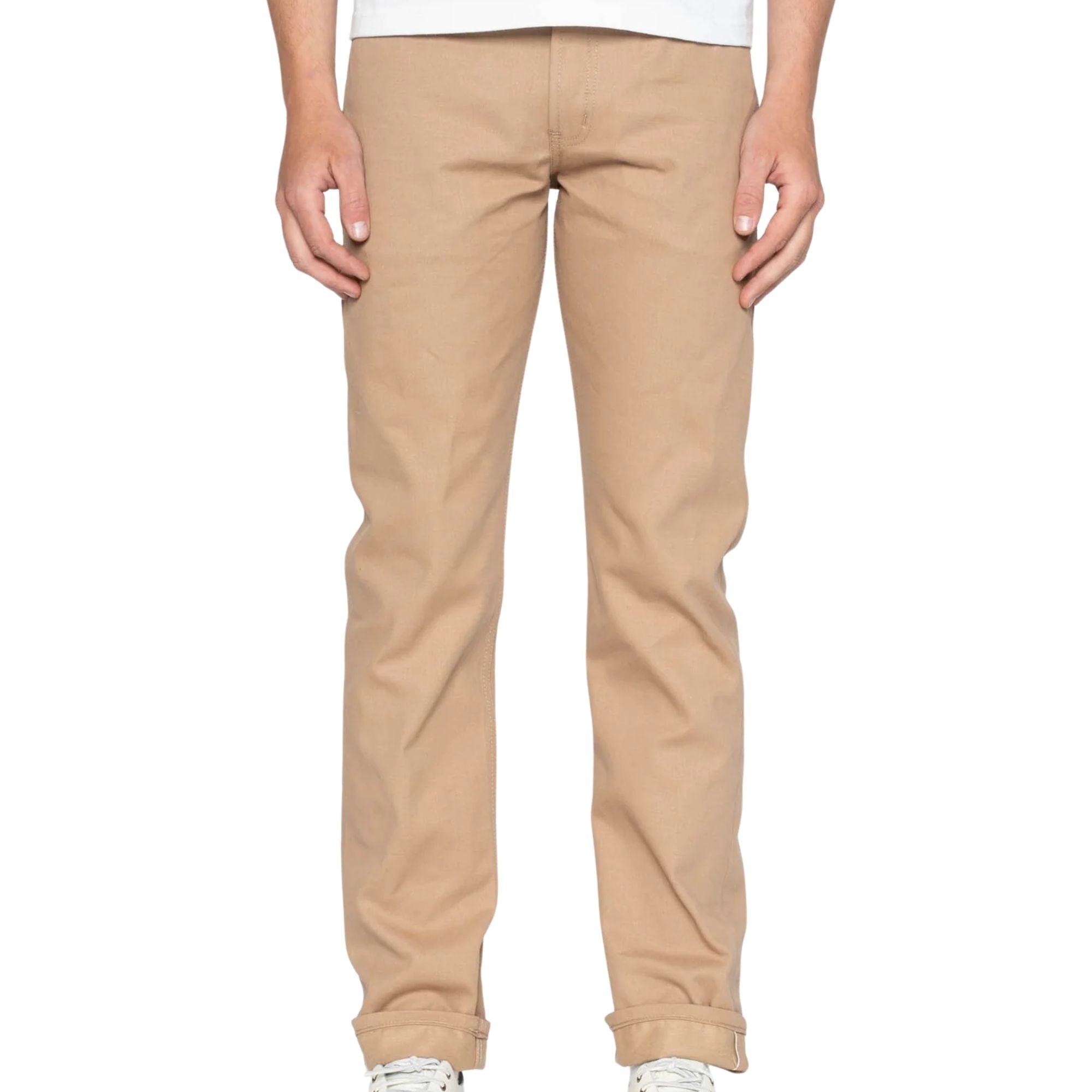 Weird Guy Selvedge Slack - Beige