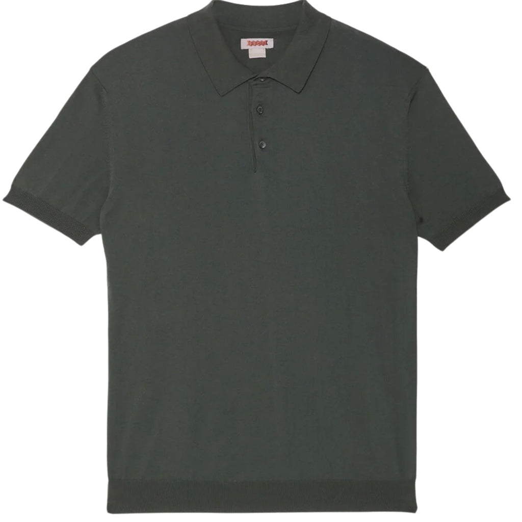 Short Sleeve Polo - Deep Olive