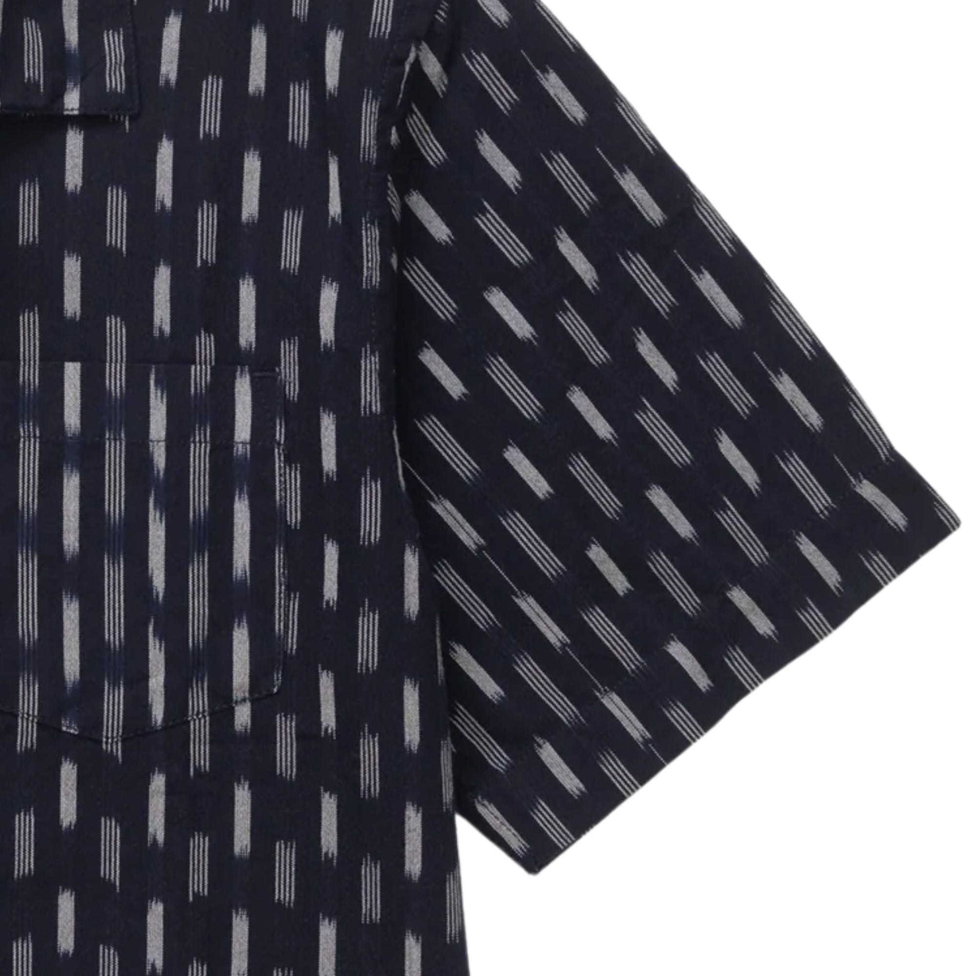 Ikat Shirt - Navy