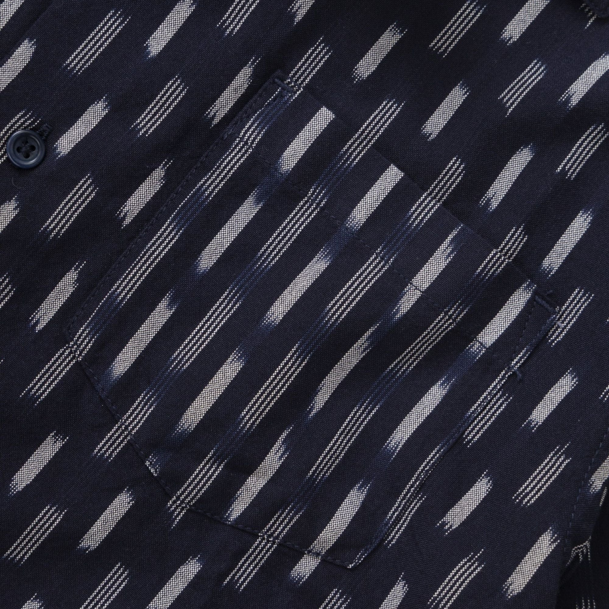 Ikat Shirt - Navy