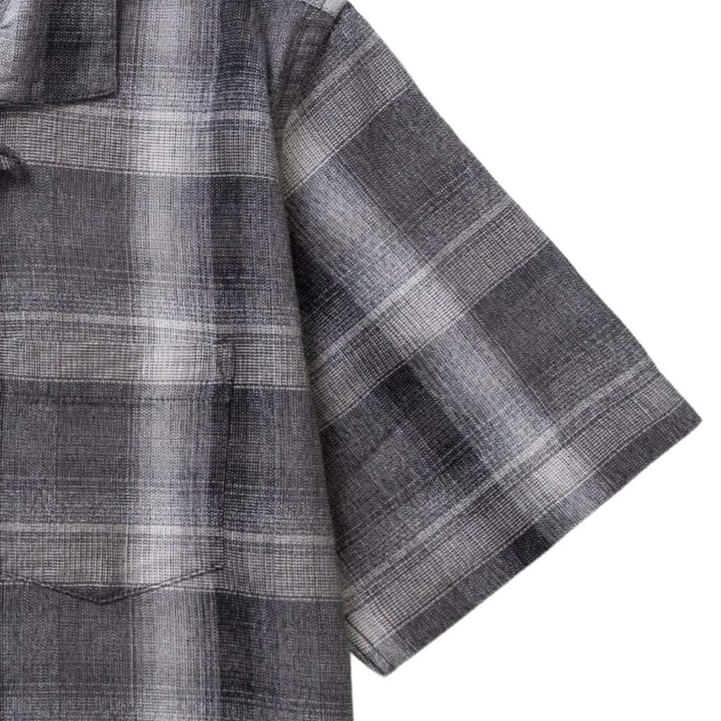 Plaid Resort Shirt - Black
