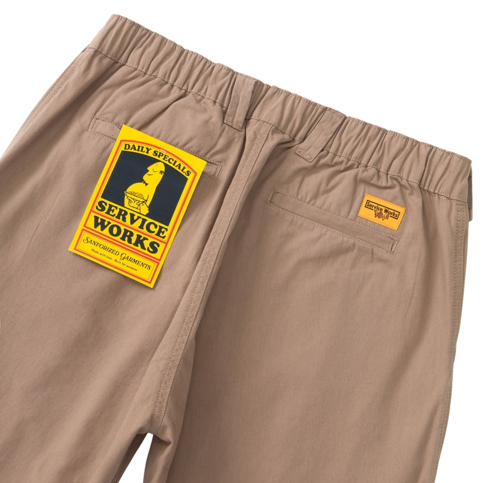 Twill Waiter Pants - Mushroom