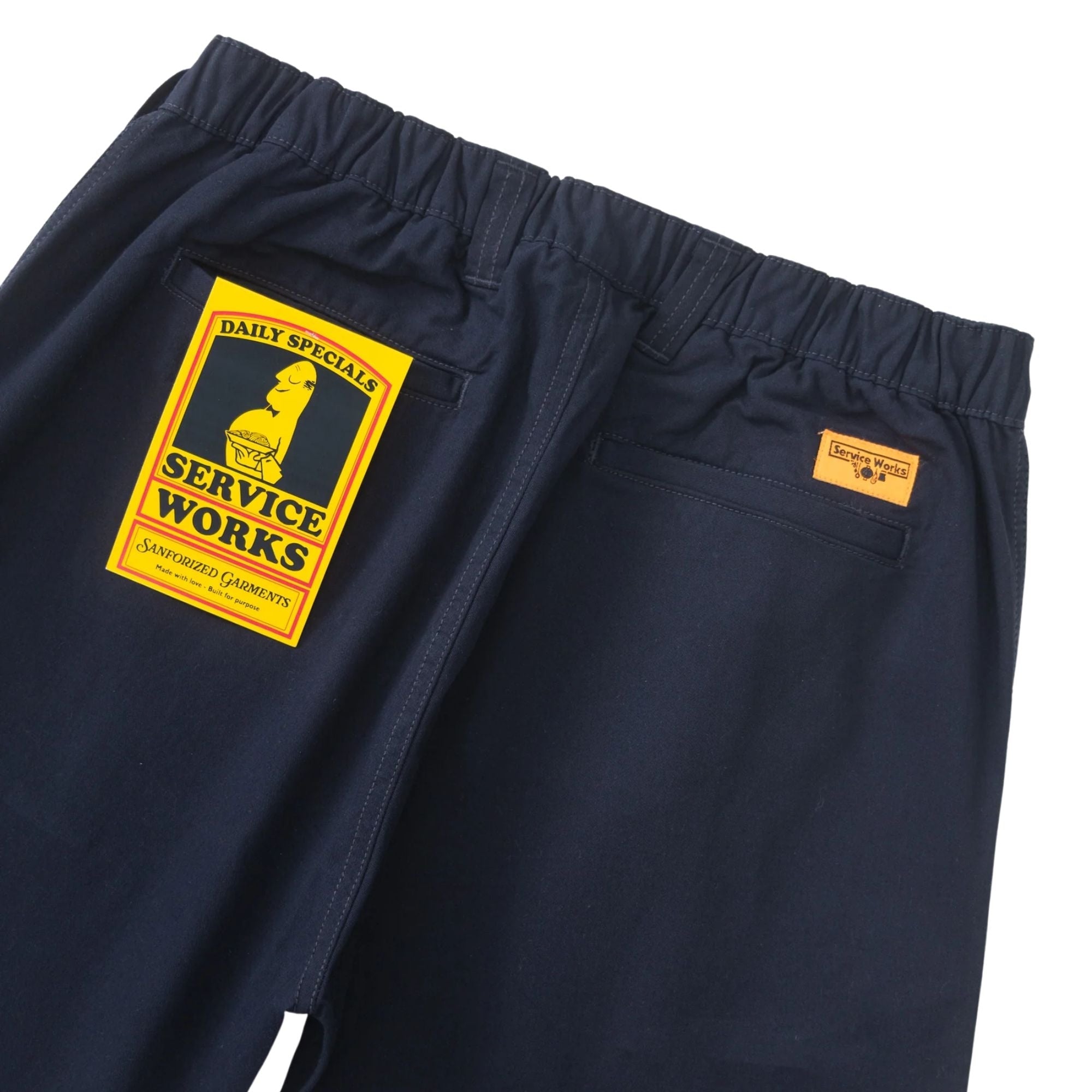 Twill Waiter Pants - Dark Navy