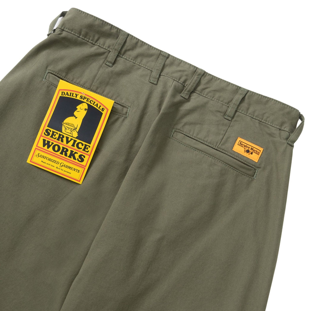 Twill Part Timer Pants - Olive