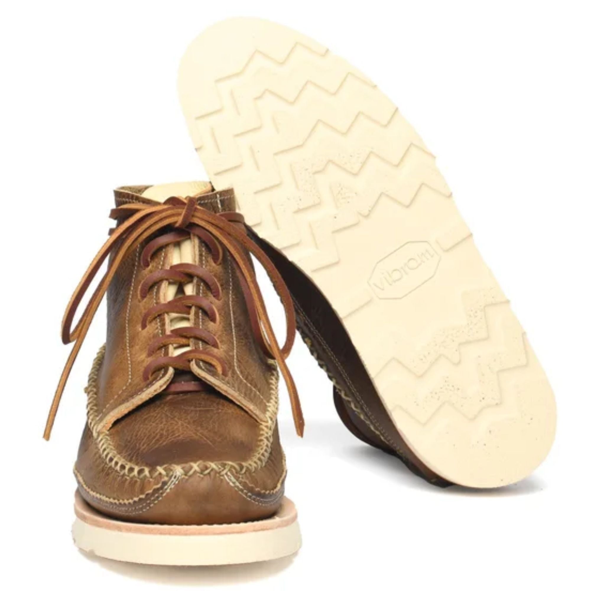 All Handsewn Maine Guide 6 Eye DB Boots - Marshland