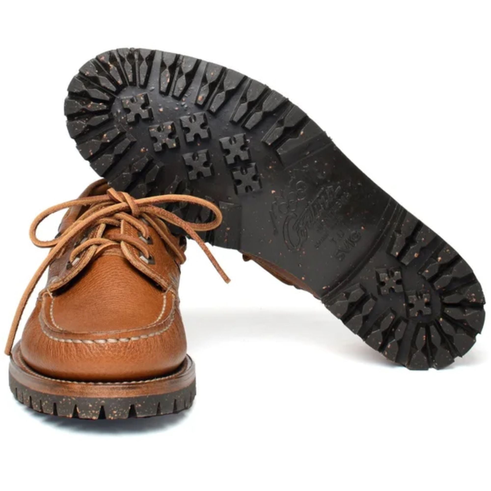 Yuketen Hex Eye Boat Shoes - Light Brown – Stuarts London