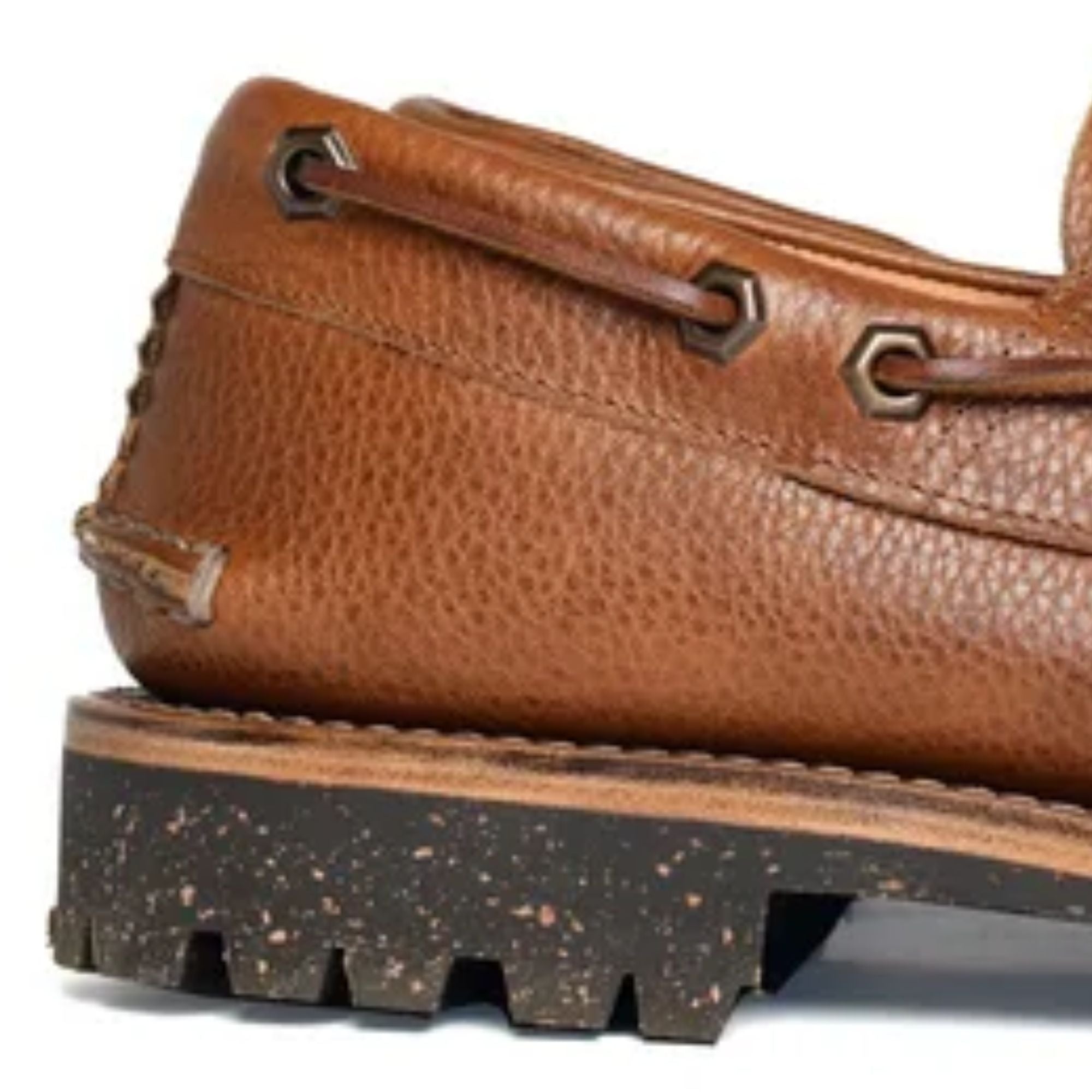 Yuketen Hex Eye Boat Shoes - Light Brown – Stuarts London