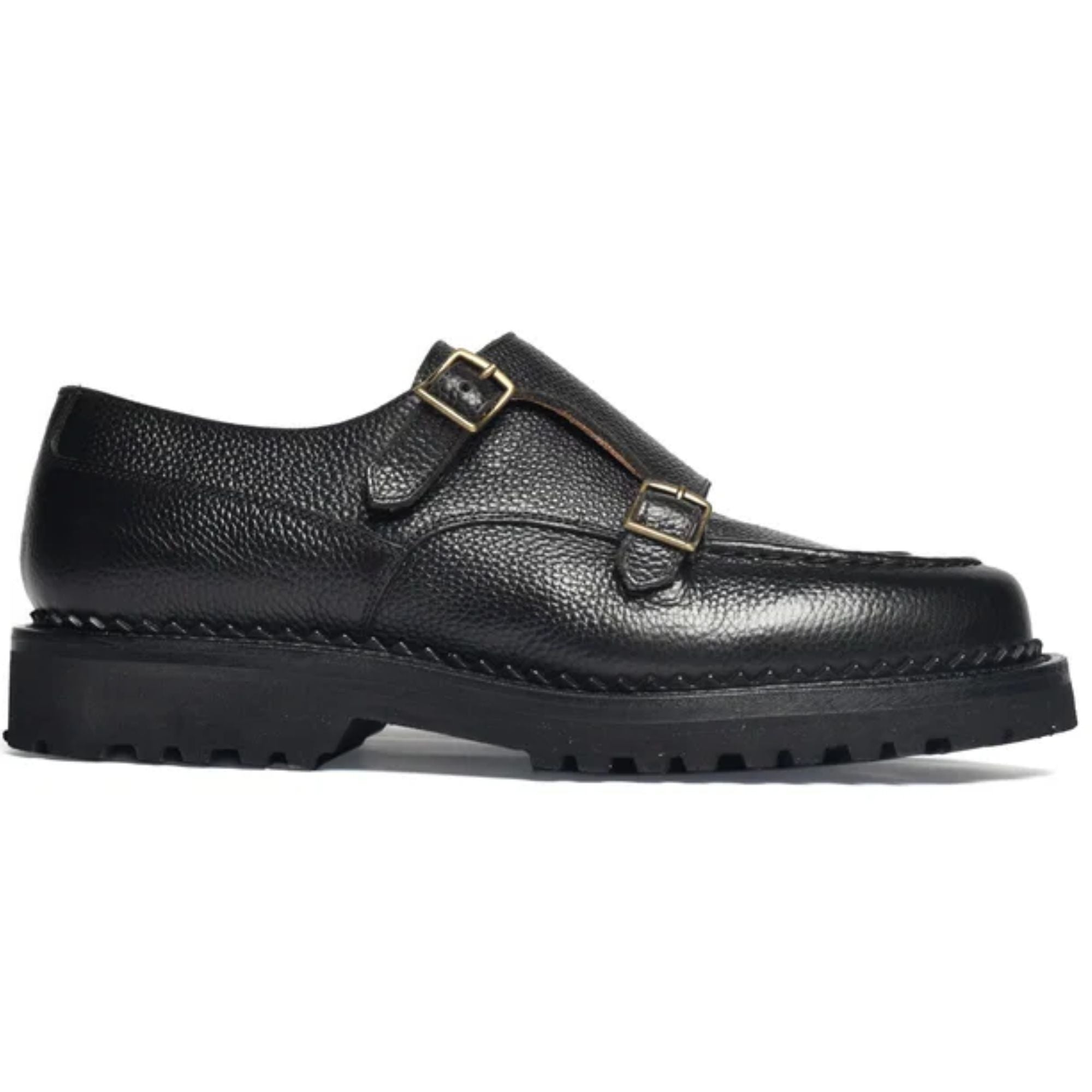 Double Monk Strap - Pale Black