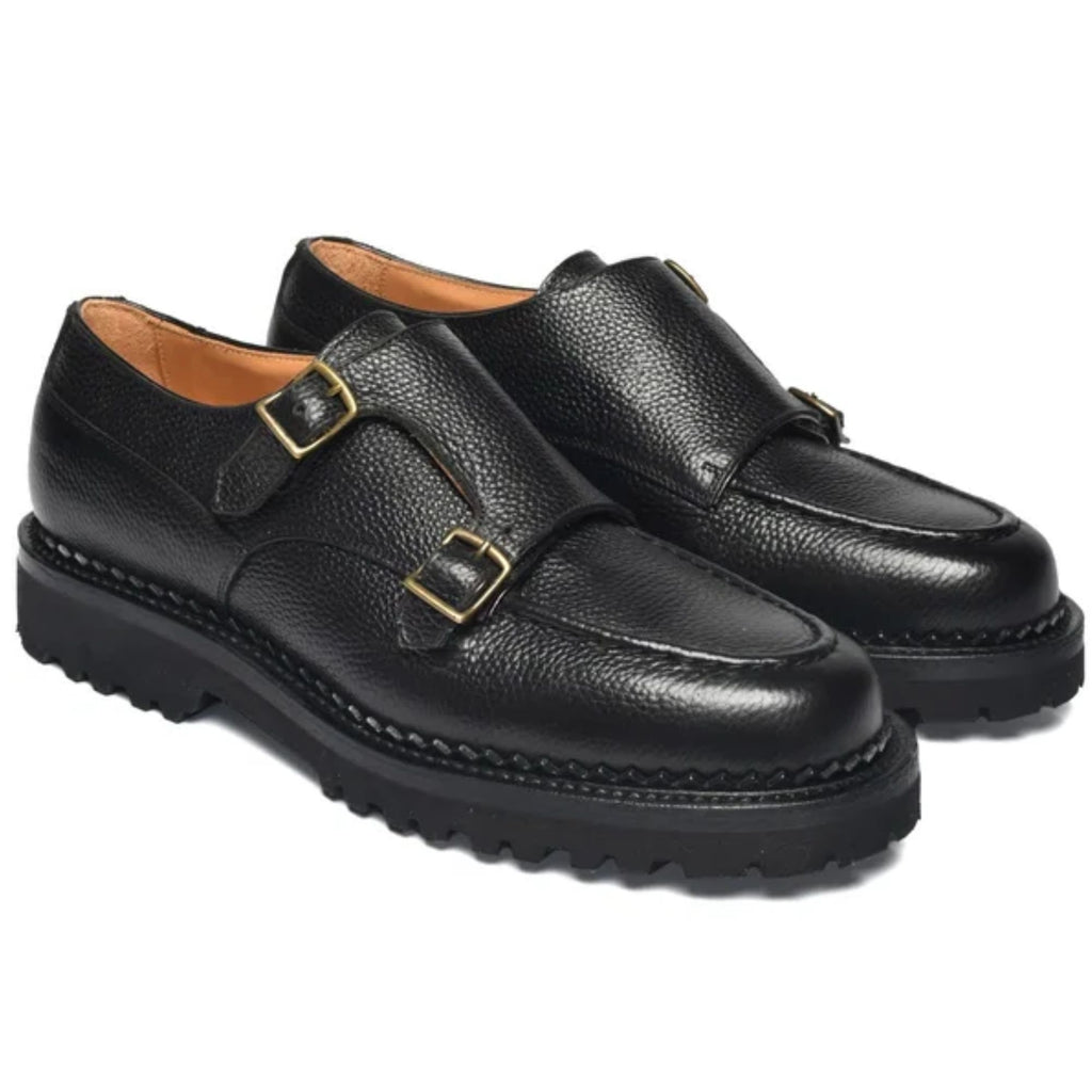 Double Monk Strap - Pale Black