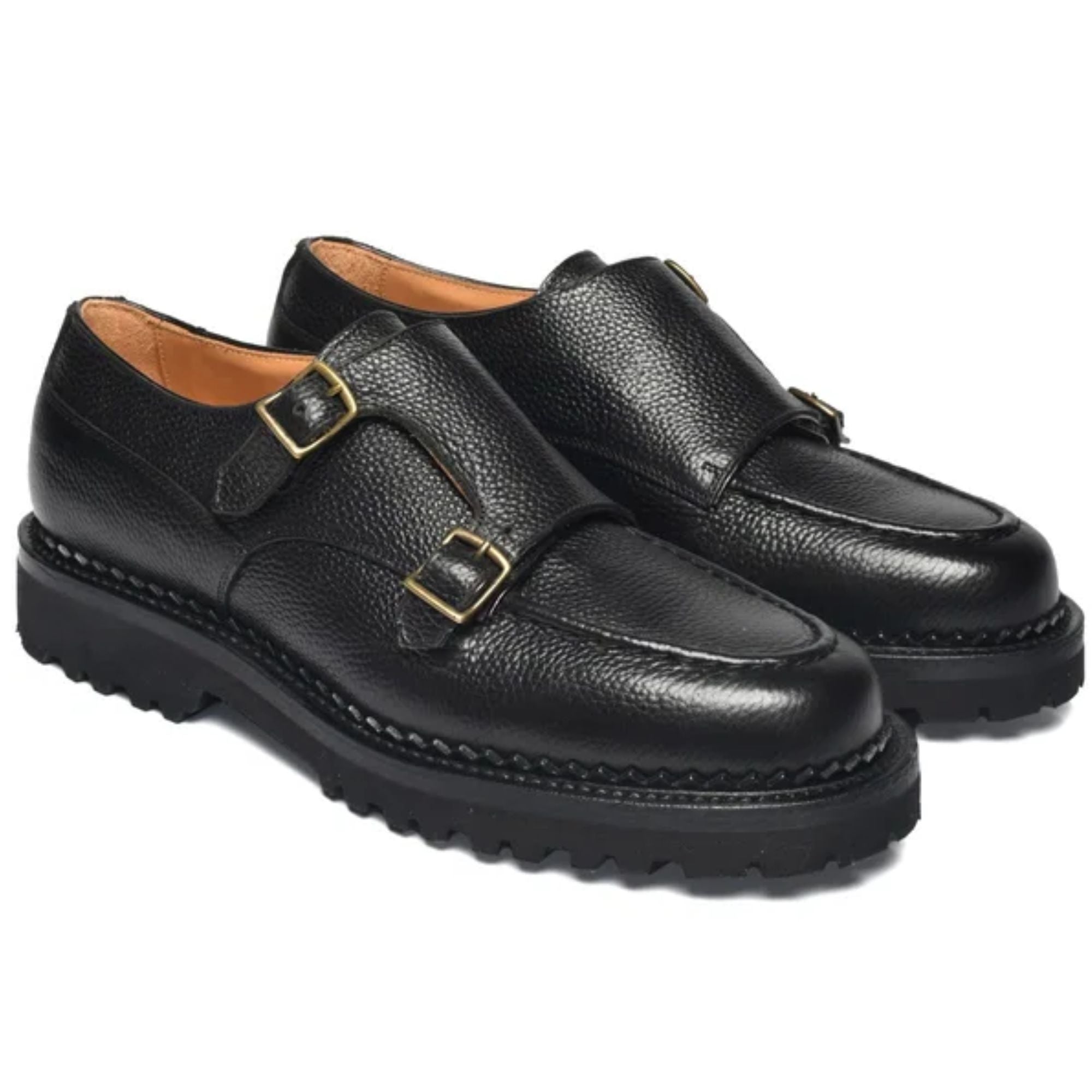 Double Monk Strap - Pale Black
