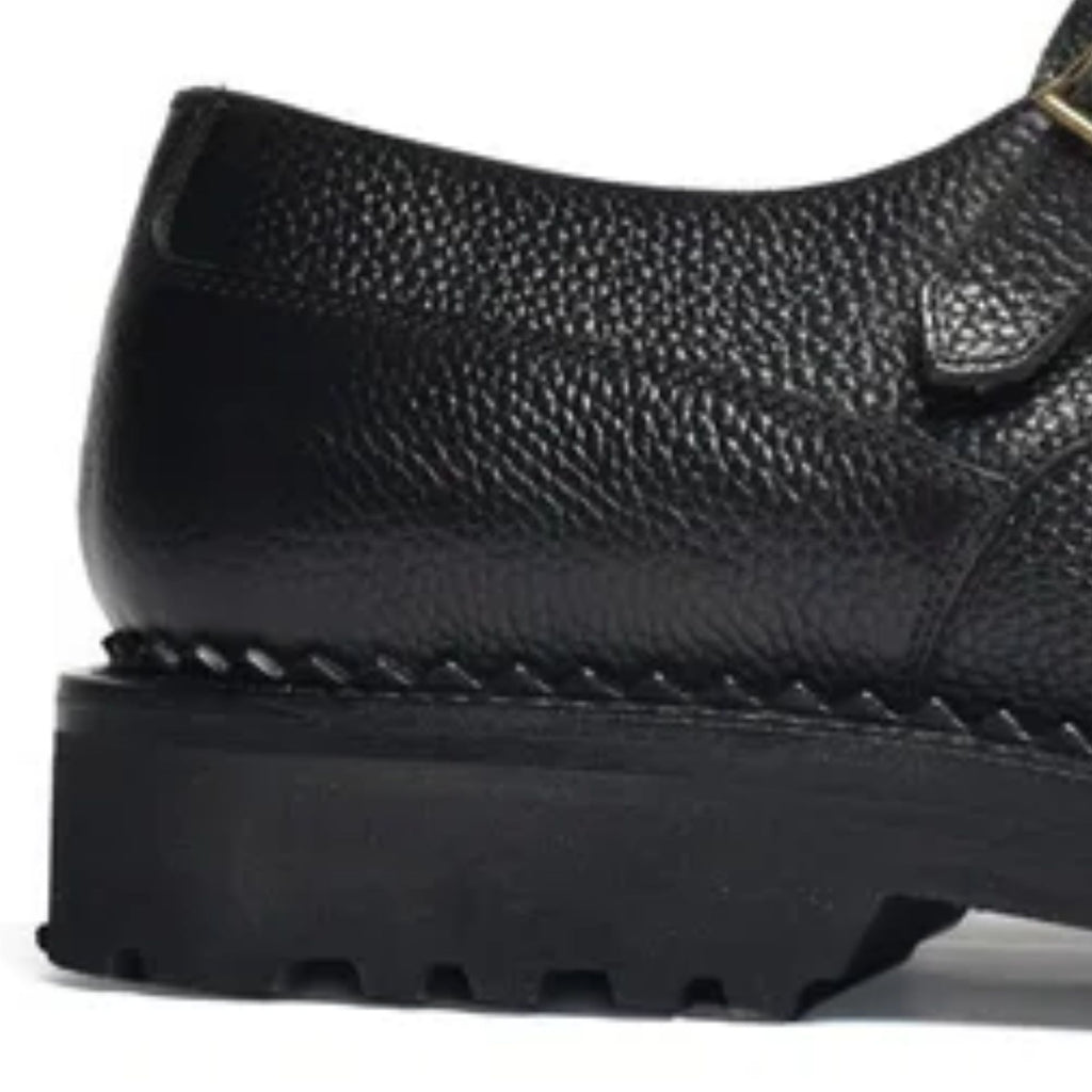 Double Monk Strap - Pale Black