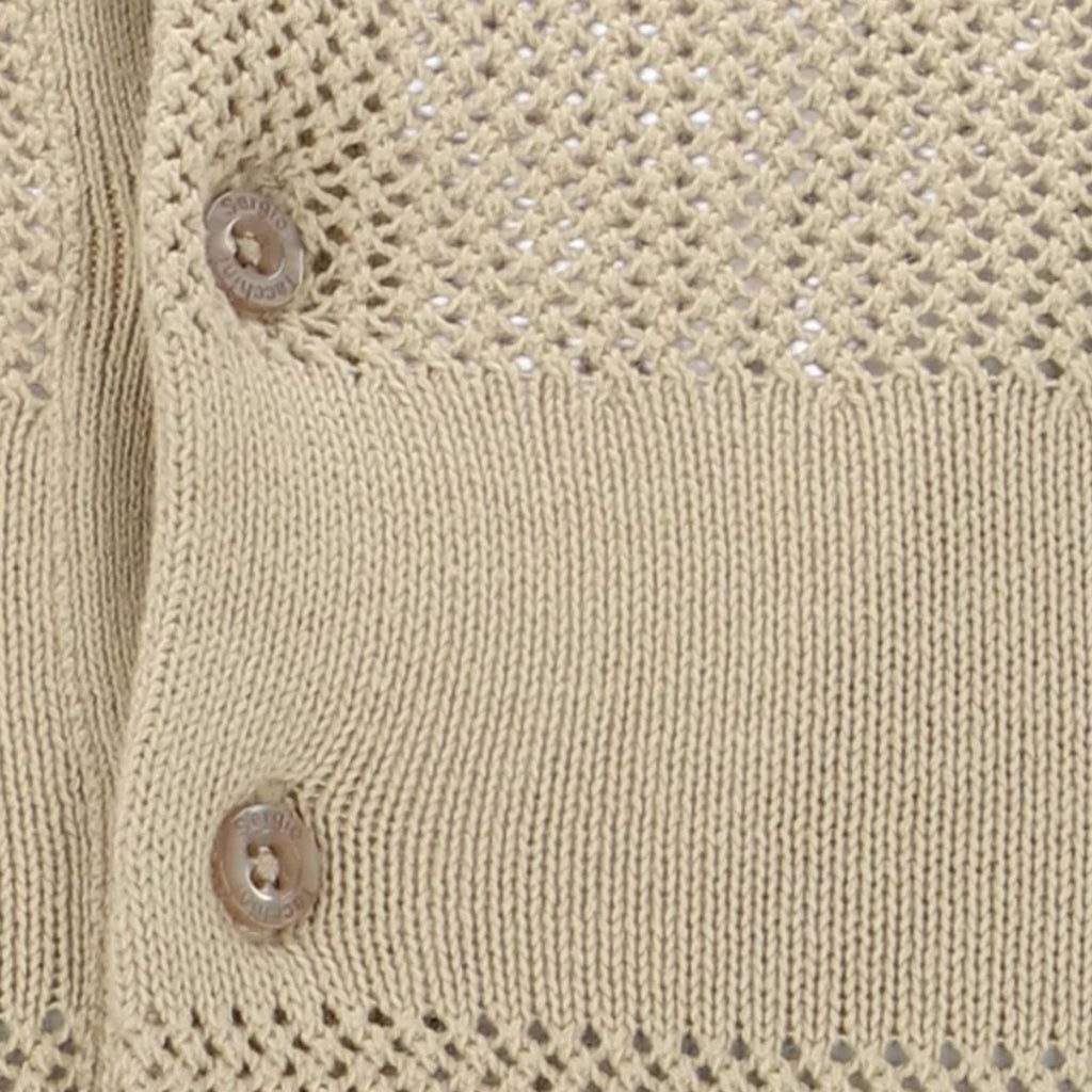 Sabino Knit Polo Shirt - Desert