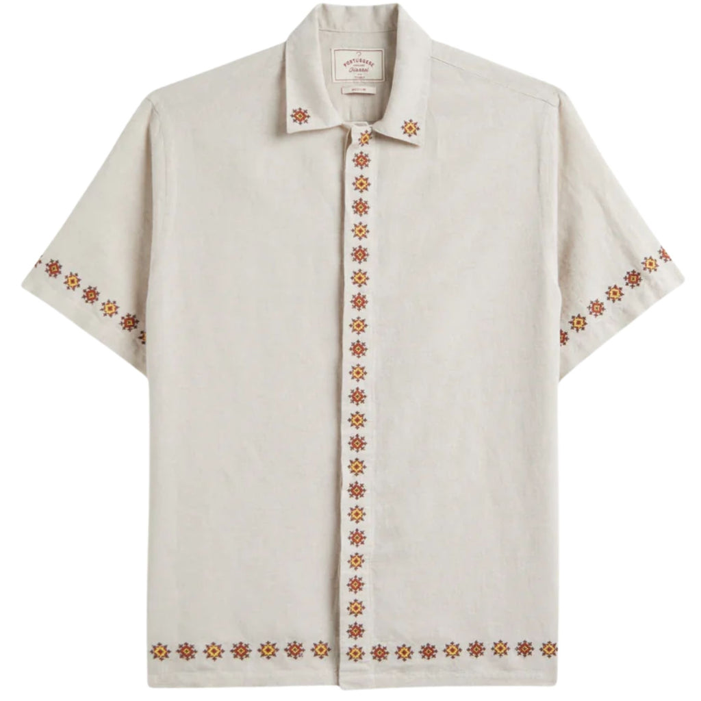 Sprout Embroidery Shirt - Multi