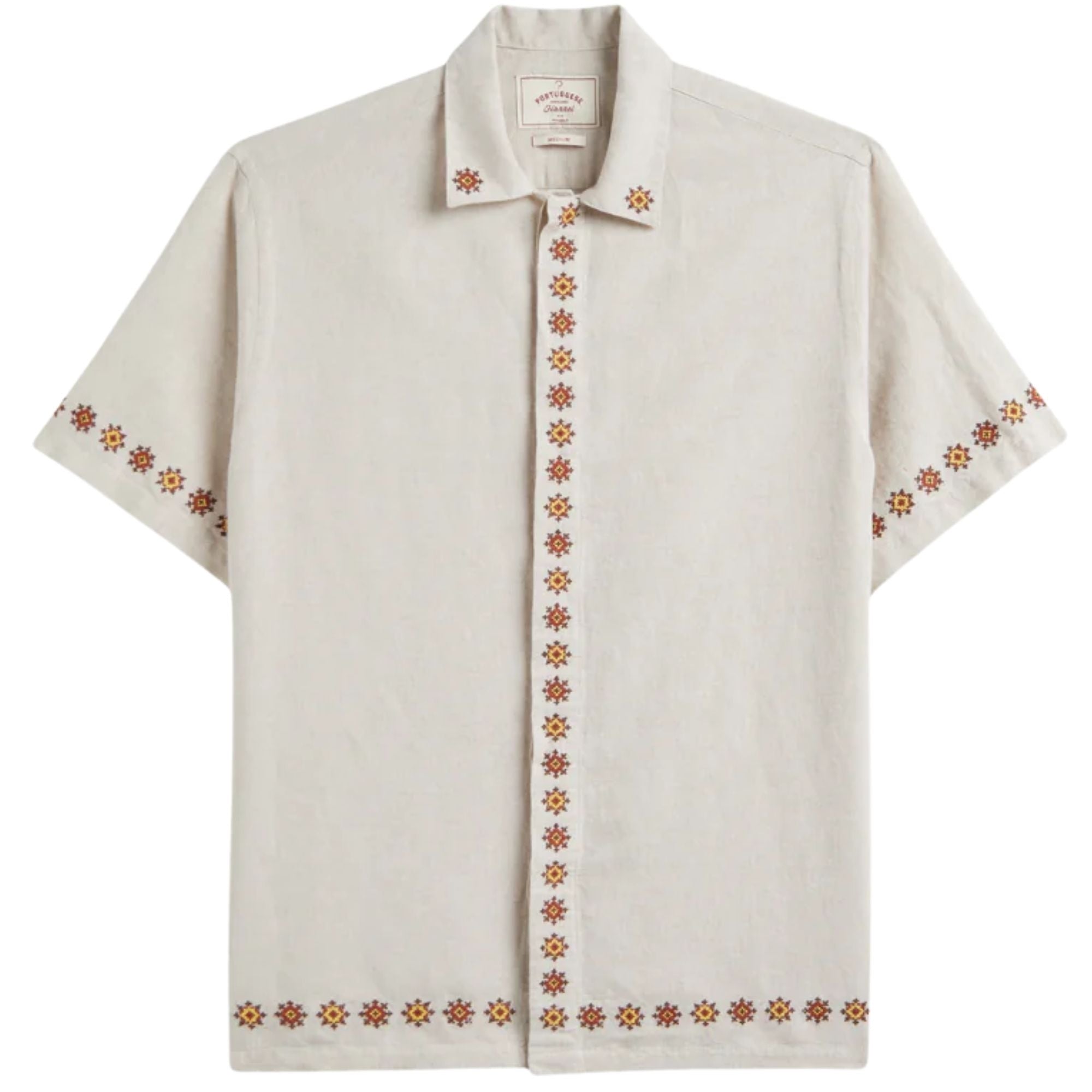 Sprout Embroidery Shirt - Multi