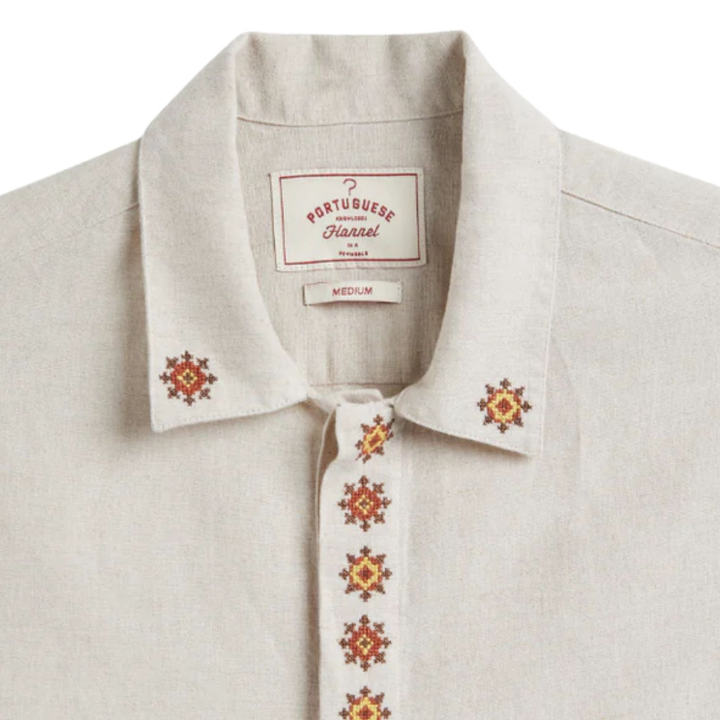 Sprout Embroidery Shirt - Multi
