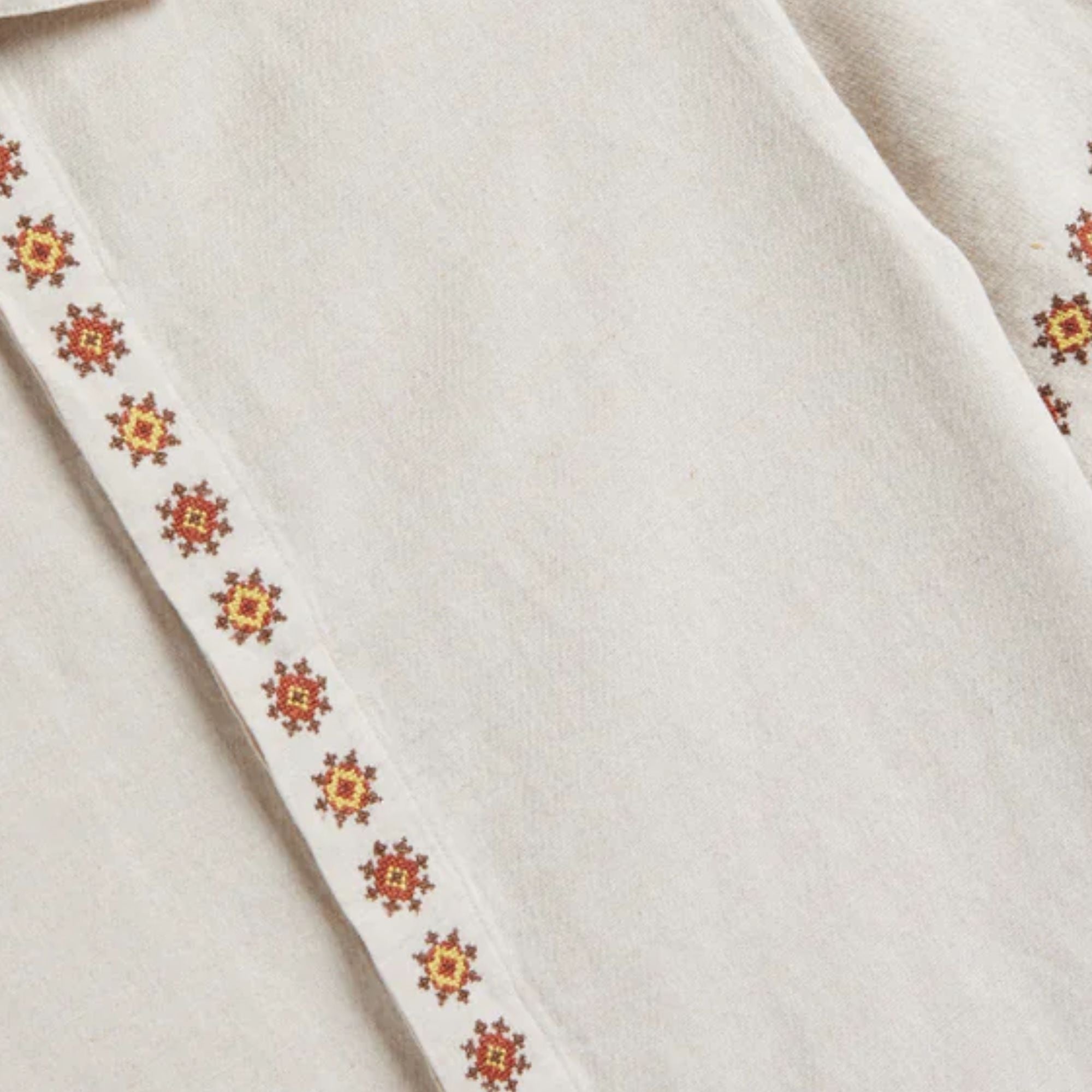 Sprout Embroidery Shirt - Multi