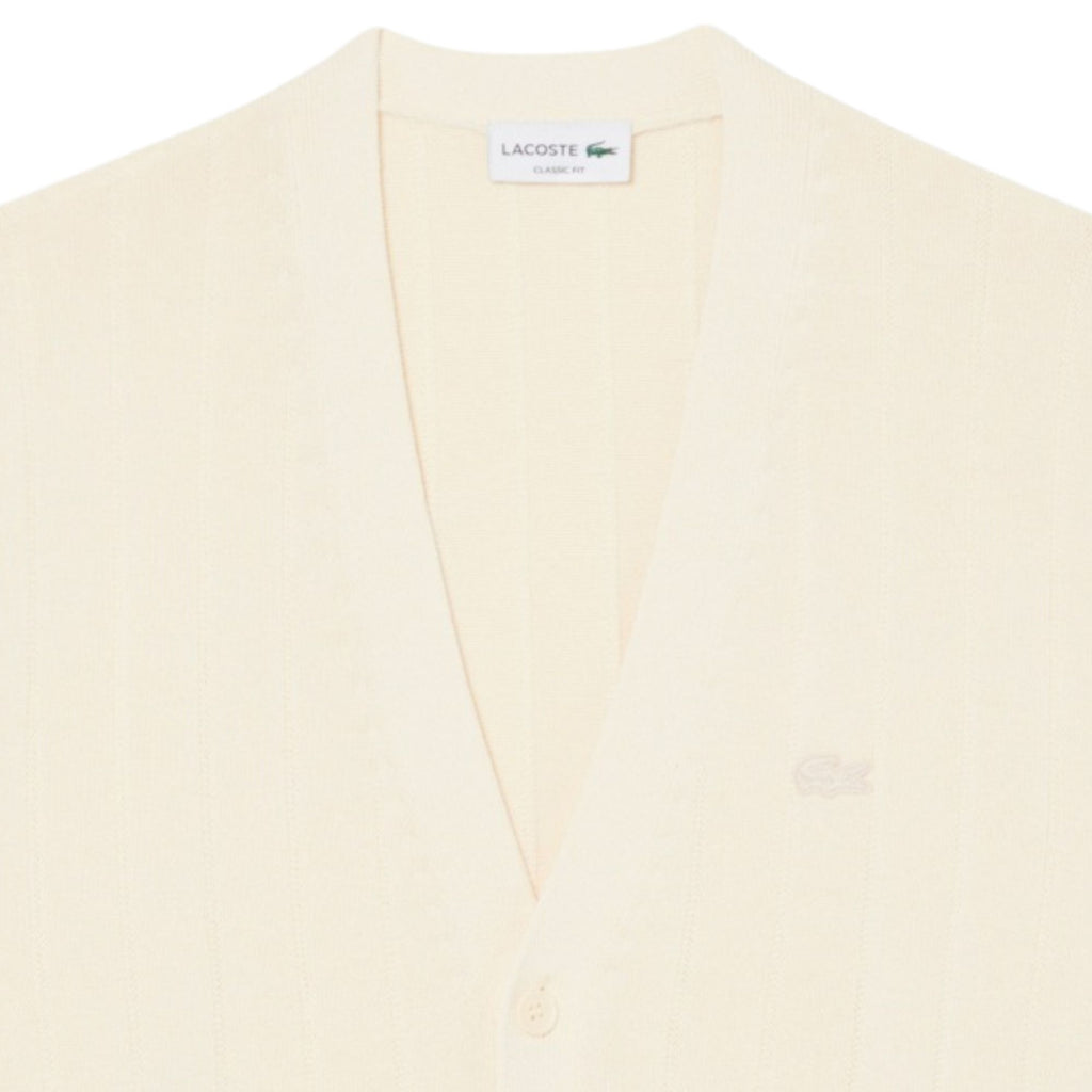 Rib Knit Cardigan - Natural