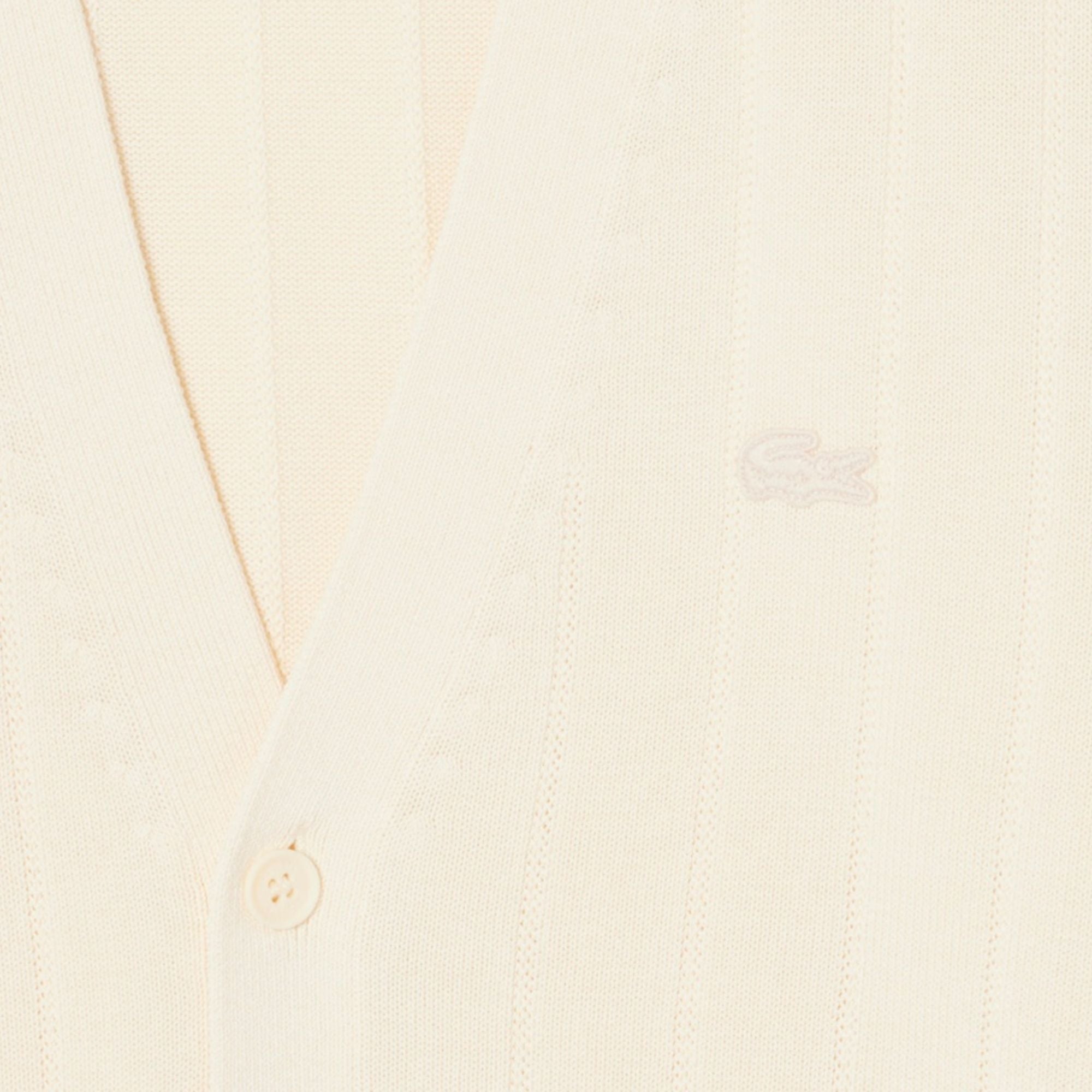 Rib Knit Cardigan - Natural