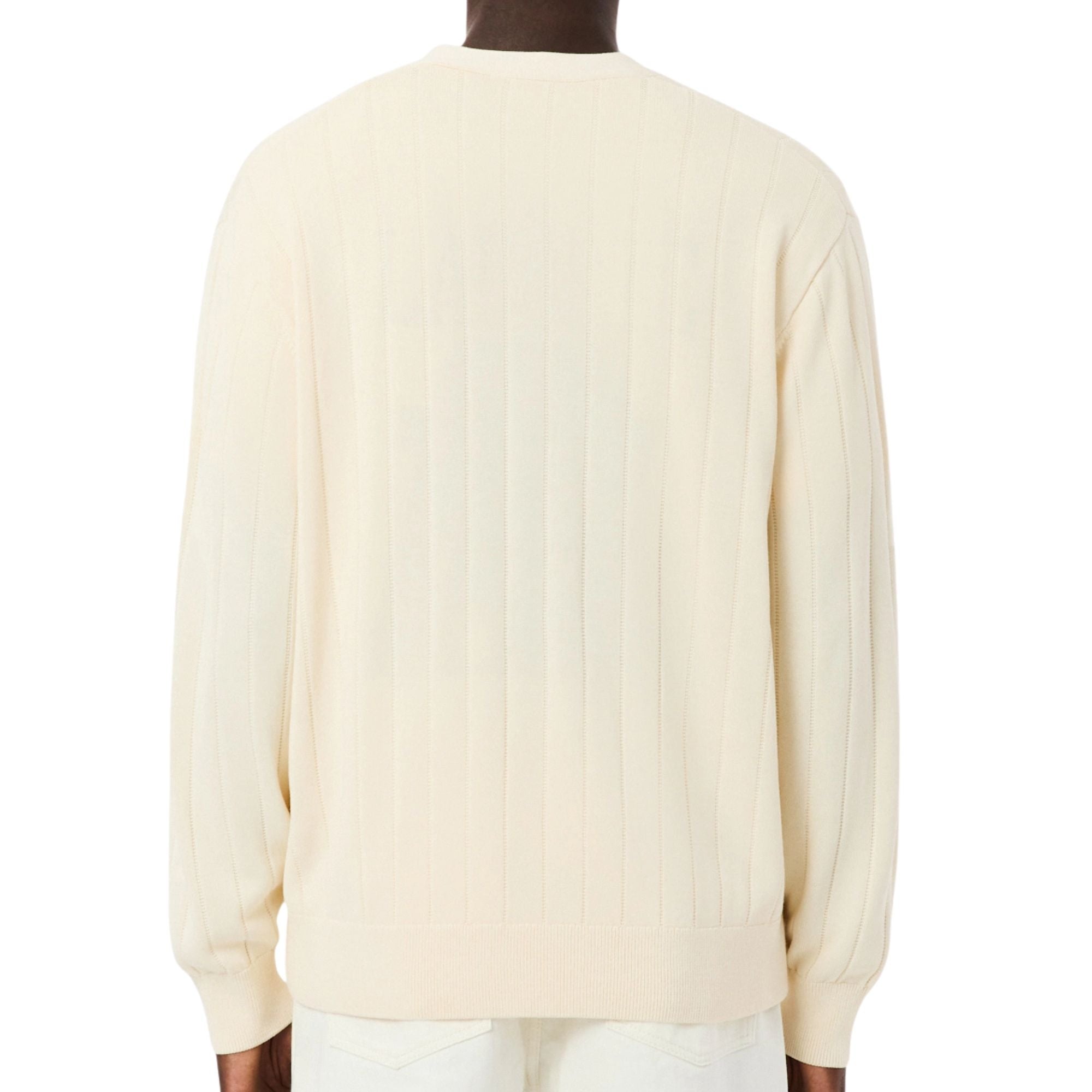 Rib Knit Cardigan - Natural