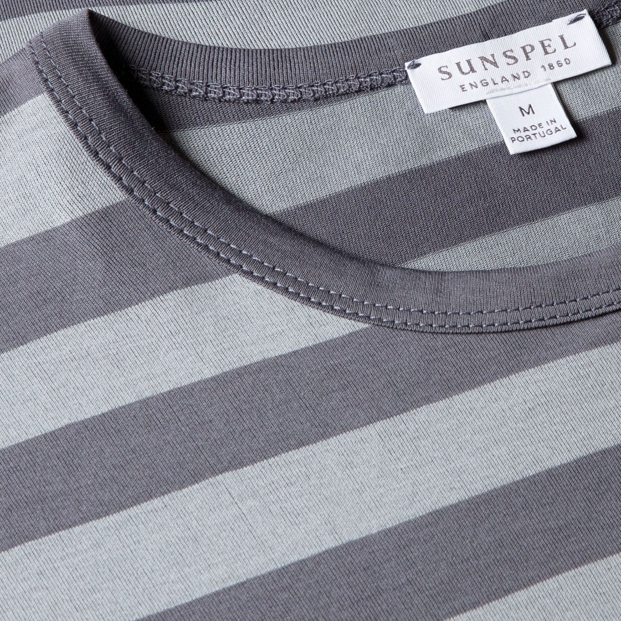 Classic Stripe T-Shirt - Stone Blue