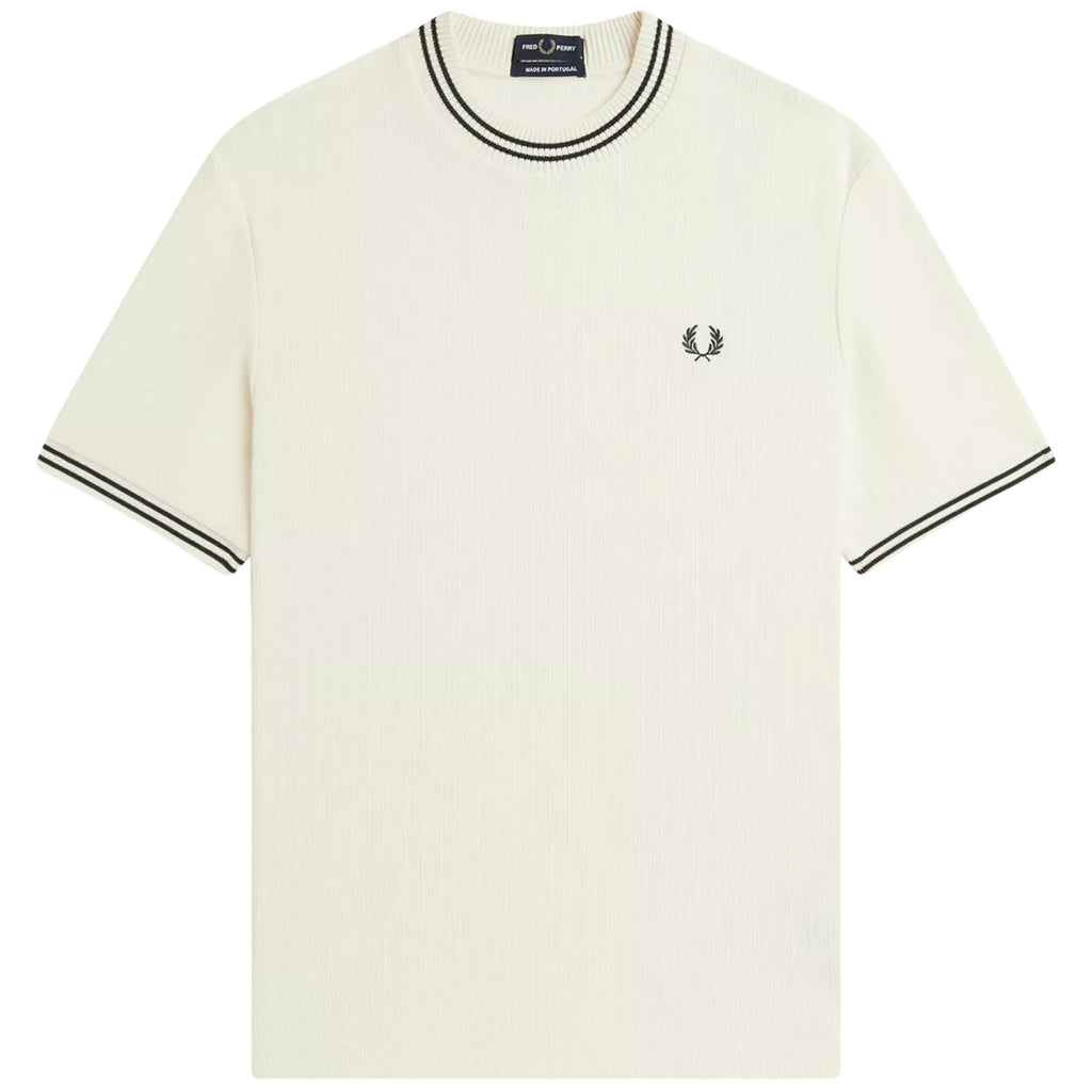 Ribbed Jersey T-Shirt - Ecru