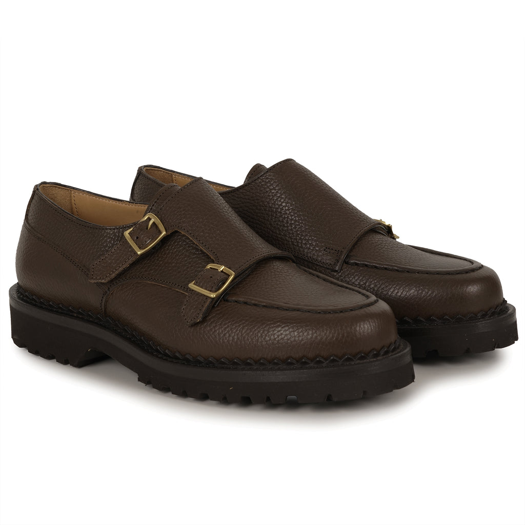 Double Monk Strap - Pale Brown