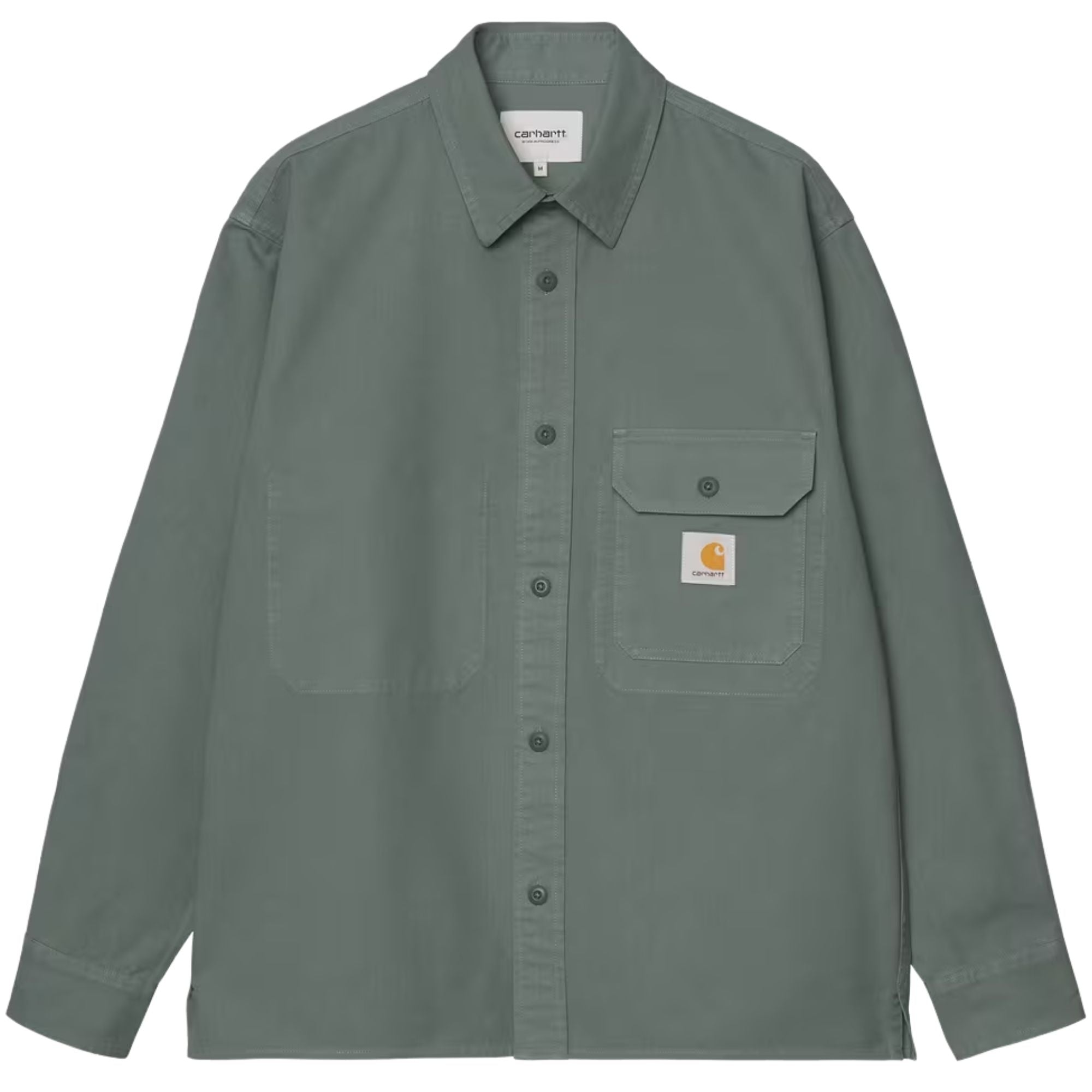Carhartt オリーブグリーン カバーオールRENO SHIRT JAC Carhartt WIP Reno Shirt Jac - Green – Stuarts London
