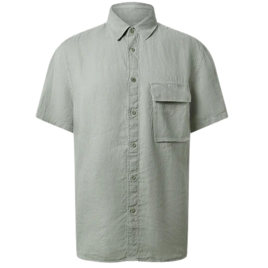 Scale Short Sleeve Shirt - Lichen – Stuarts London