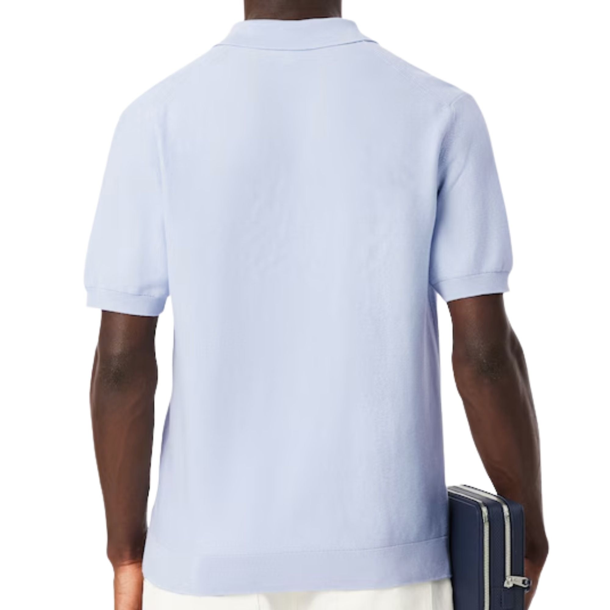 Knitted Polo Shirt - Blue