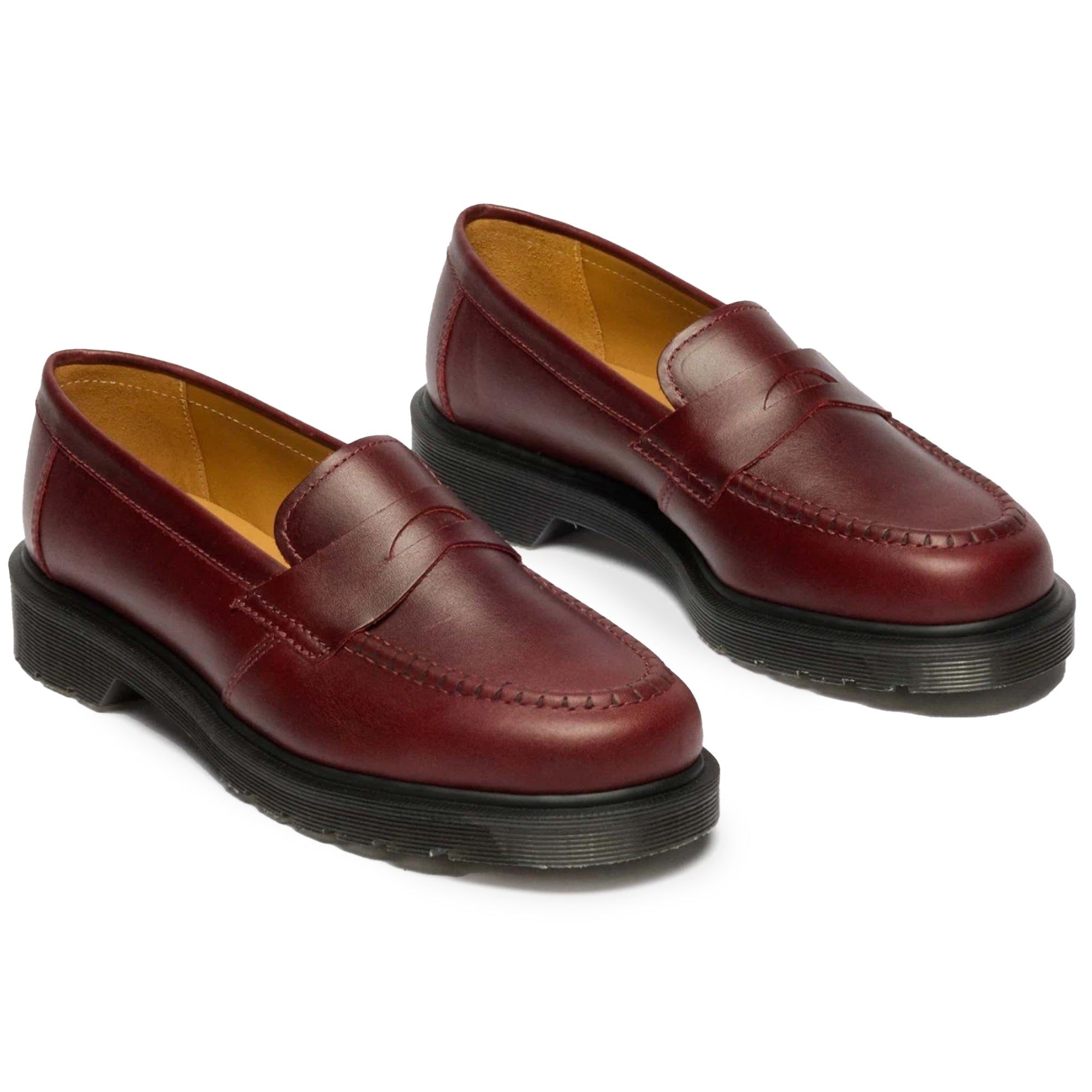 Dr. Martens Delapre Penny Loafer - Burgundy – Stuarts London