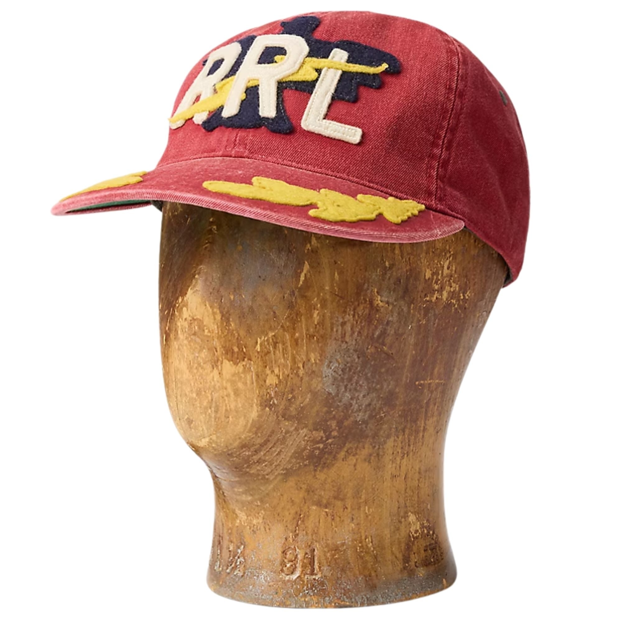 d*2様 RRL ラルフローレン ワークキャップ　レッド RRL by Ralph Lauren Logo-AppliquŽd Twill Ball Cap - Red – Stuarts