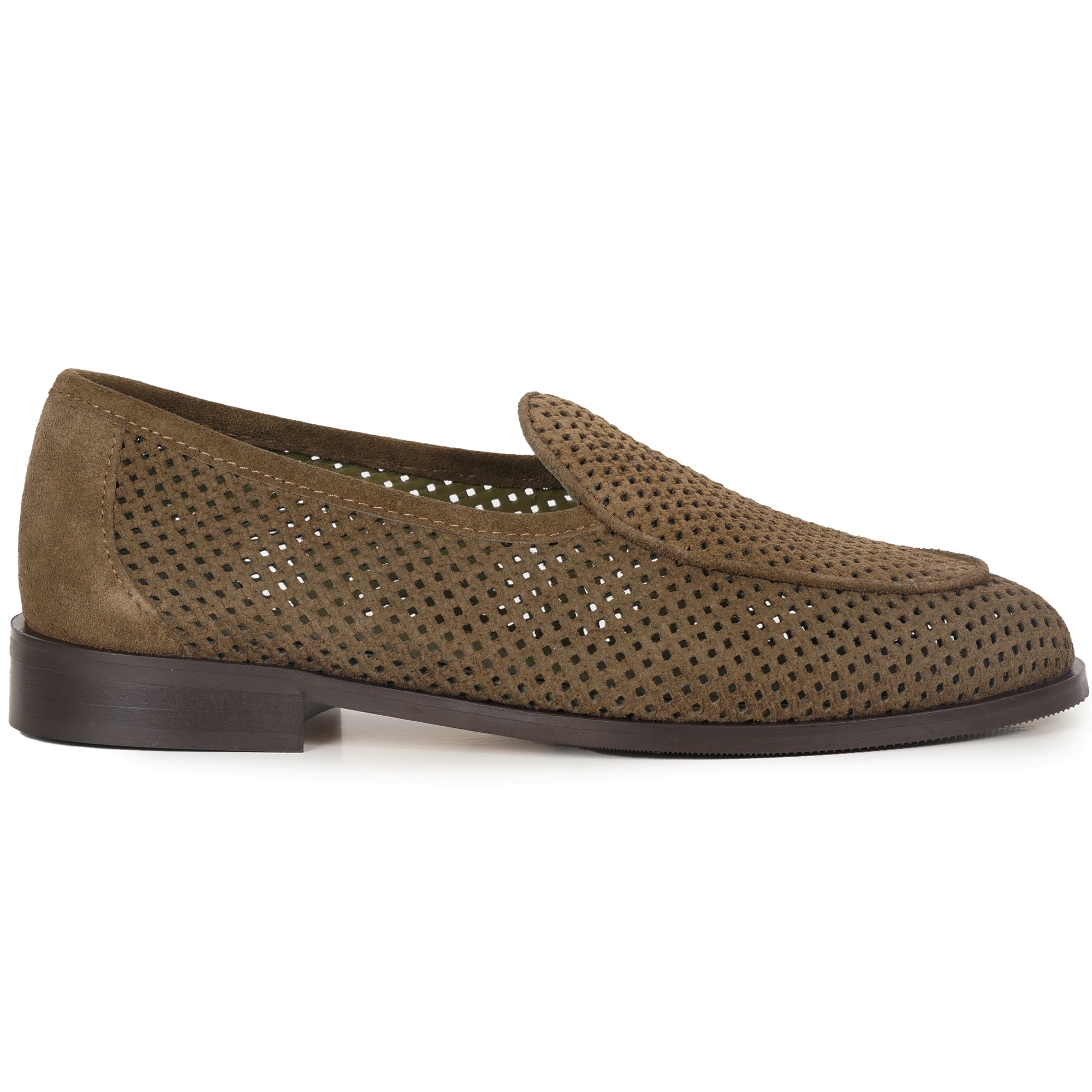 Suede Perfo - Marron