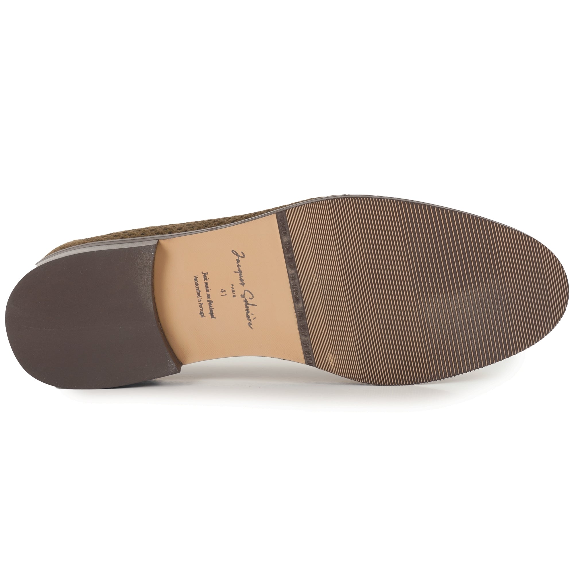 Jacques Soloviere Suede Perfo - Marron – Stuarts London
