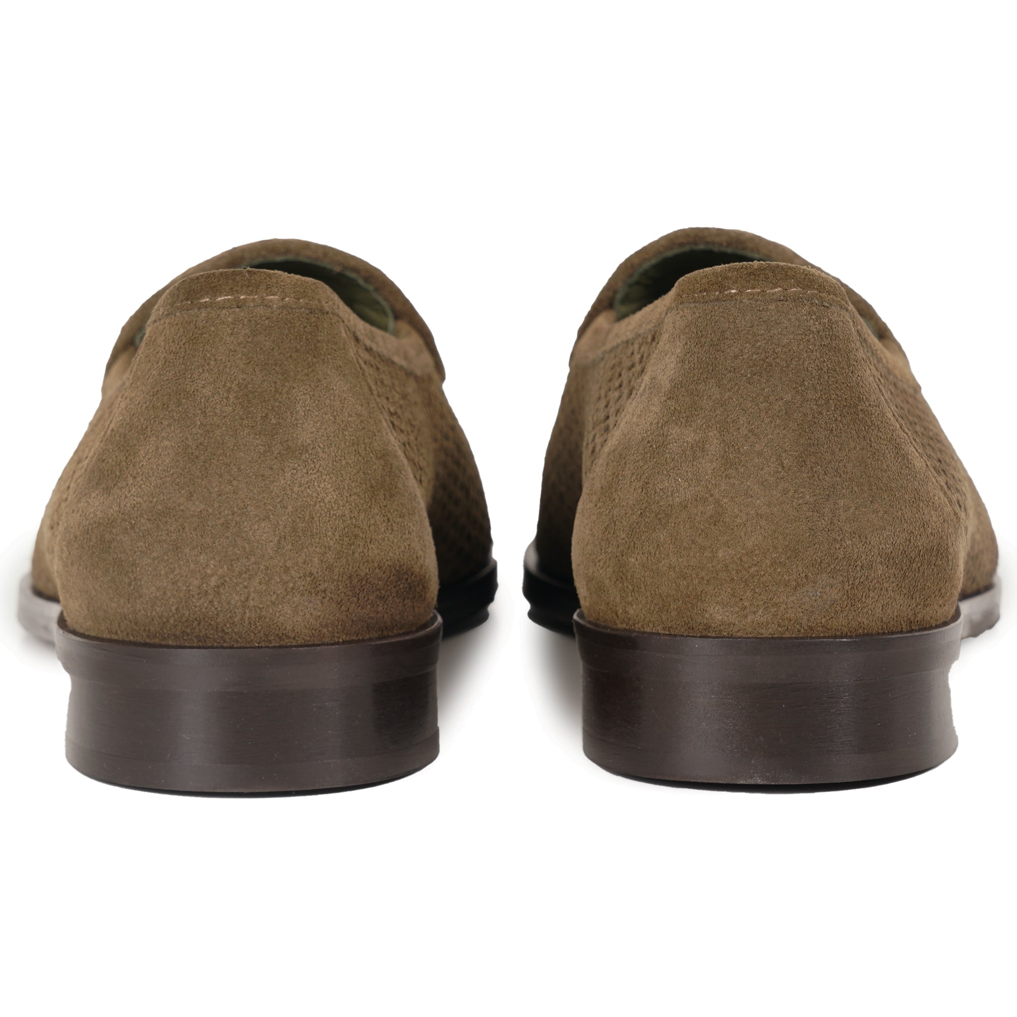 Jacques Soloviere Suede Perfo - Marron – Stuarts London
