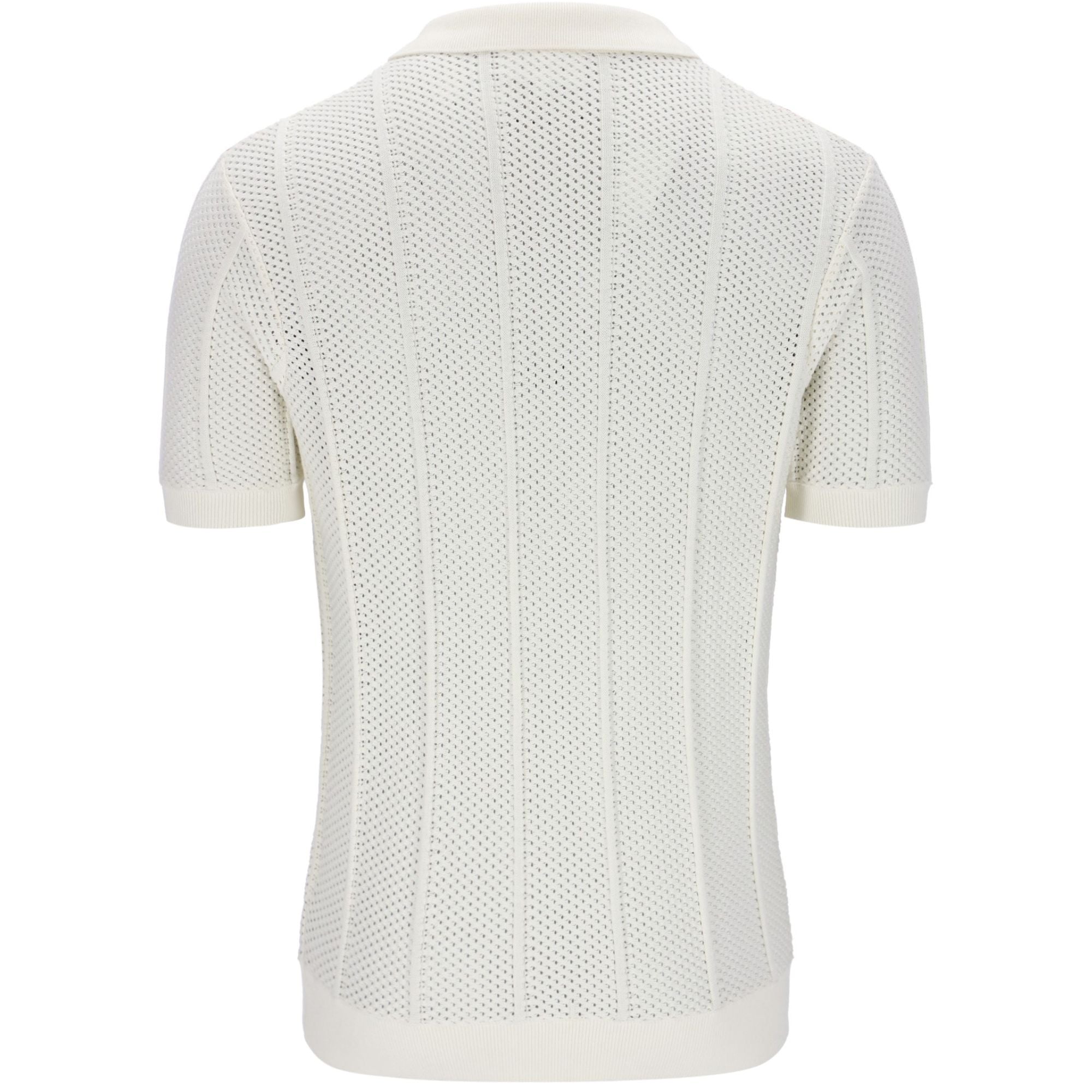 Montell Knit Polo Shirt - Gardenia