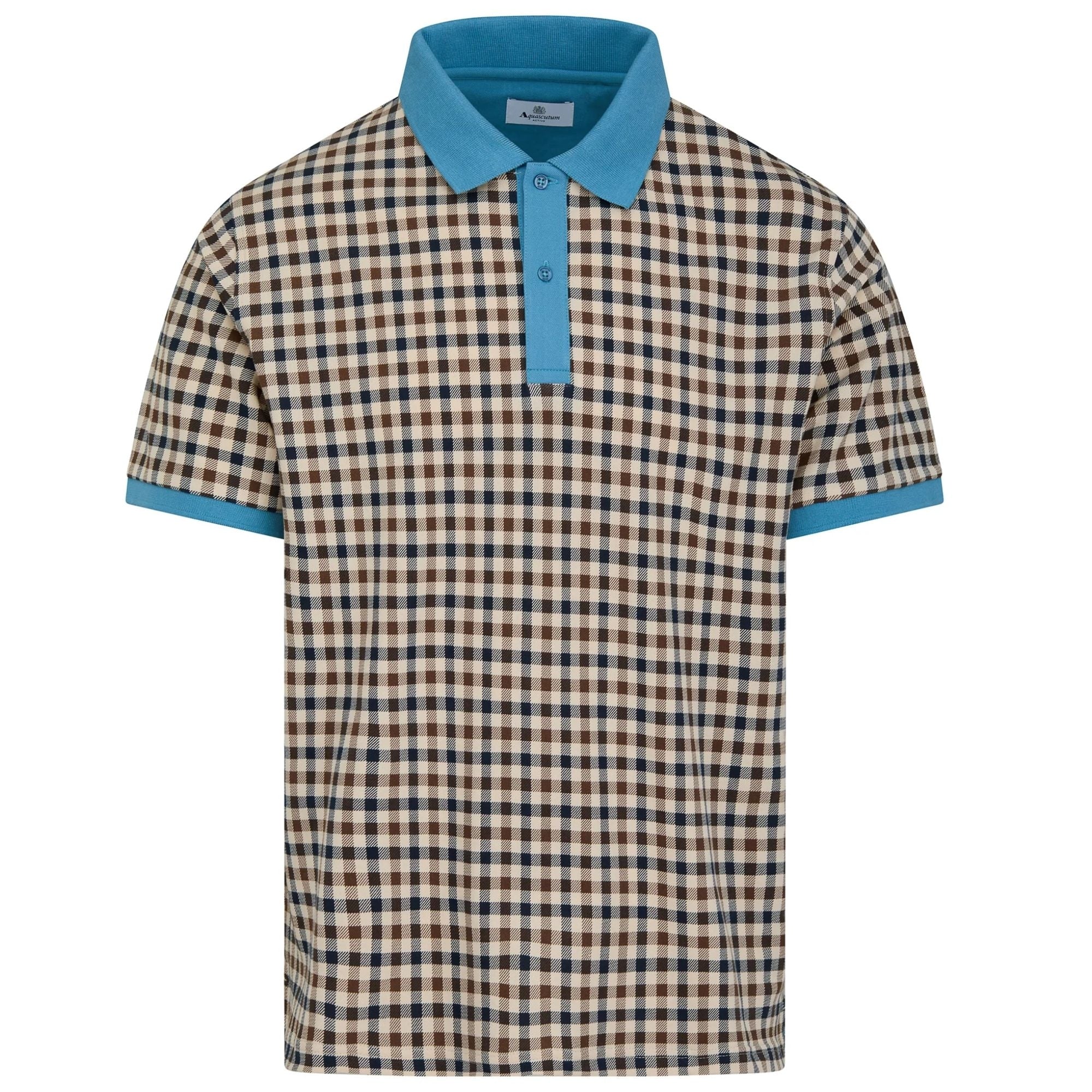 トップス SOPHNET SAXONY WOOL CHECK POLO SHIRT SOPH. | SAXONY WOOL CHECK POLO SHIRT(2 (M) B(BROWN CHECK)):