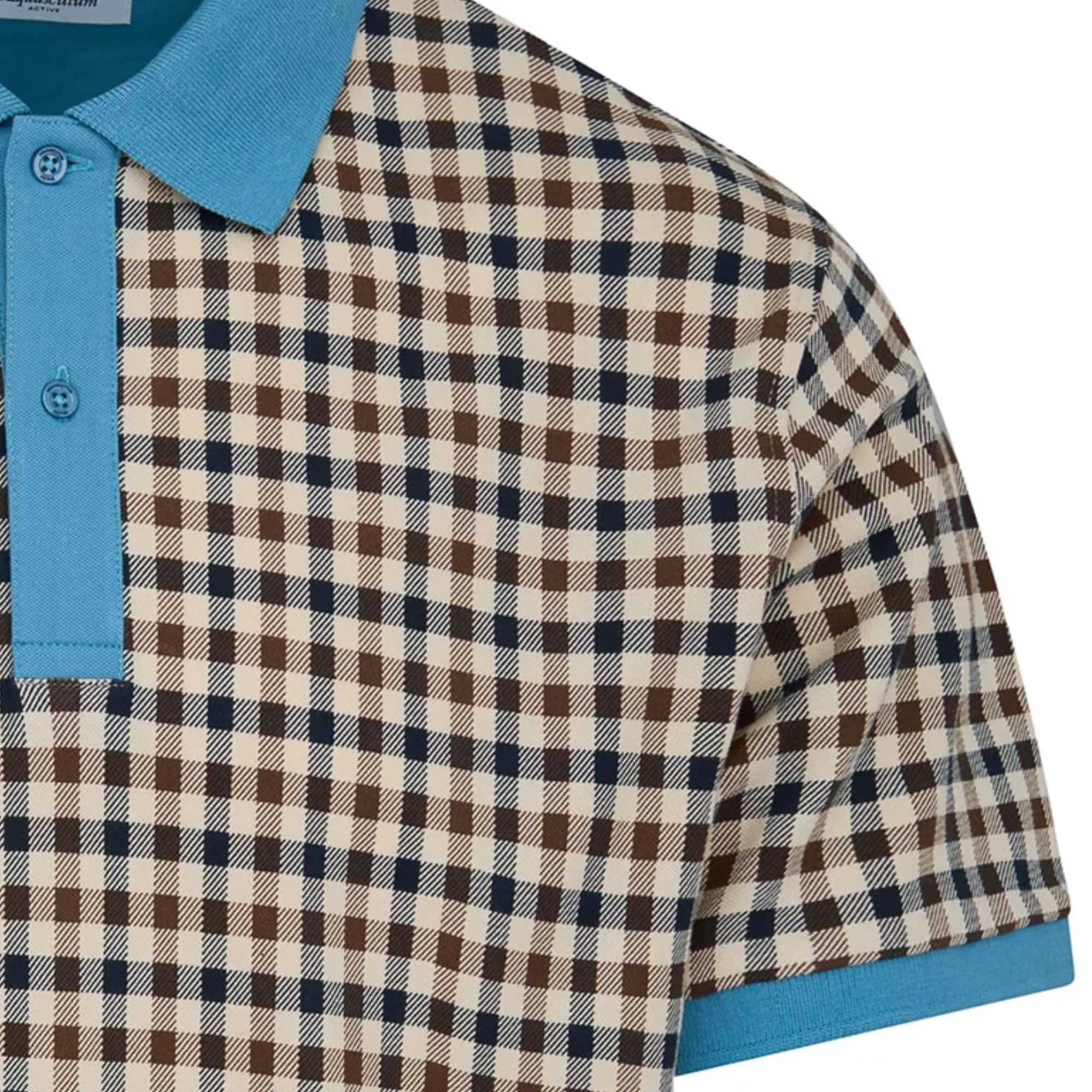 Club Check Polo Shirt - Avio