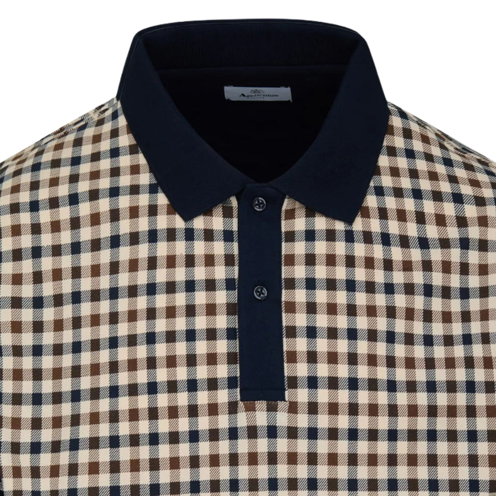 Club Check Polo Shirt - Navy