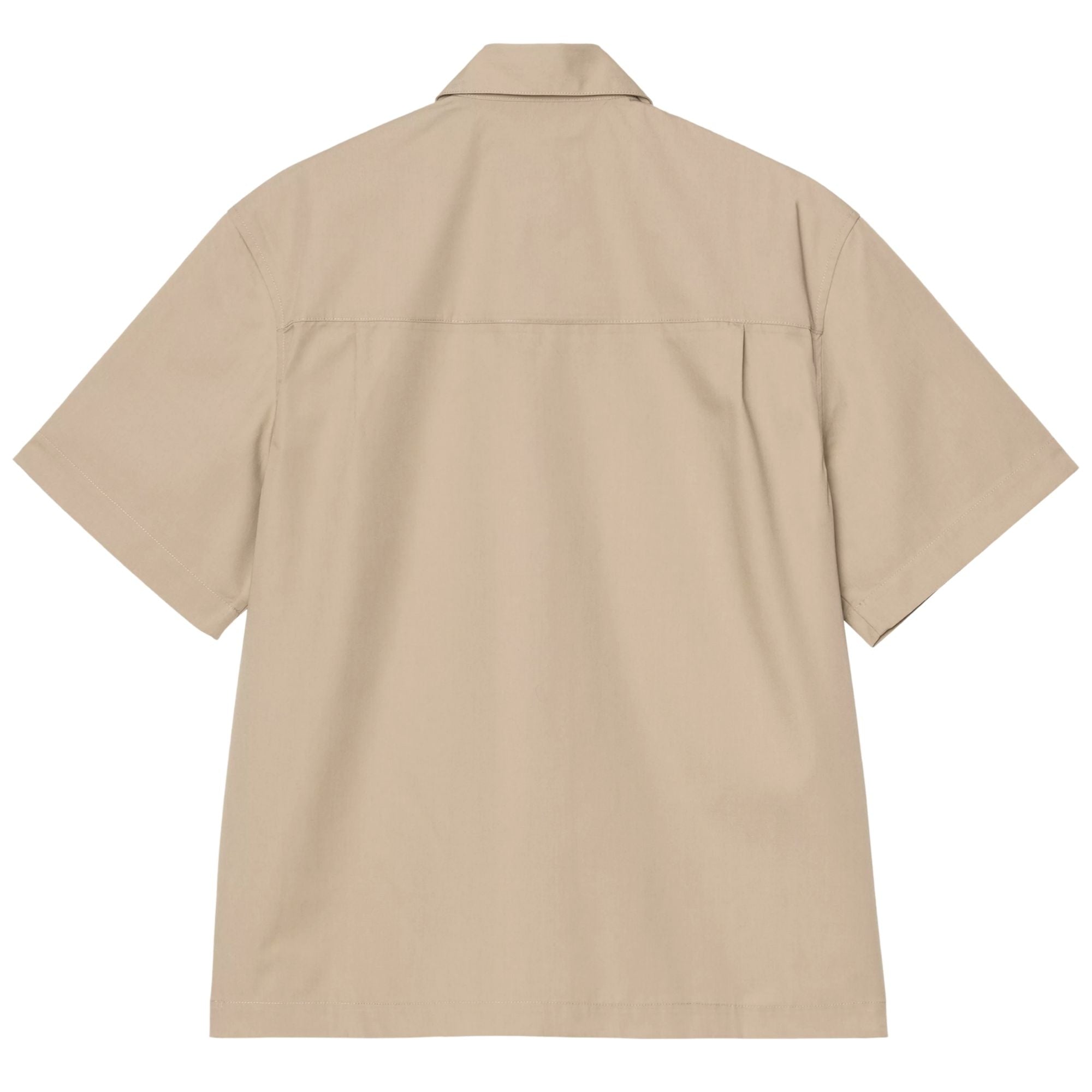 Short Sleeve Postal Zip Shirt - Iroko