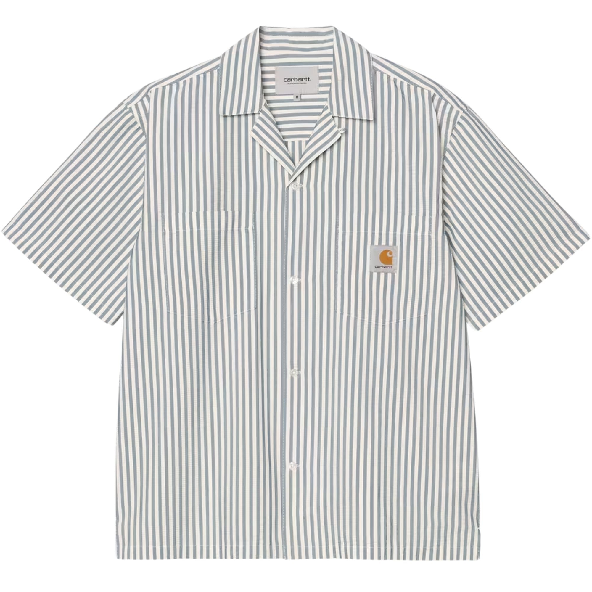 Short Sleeve Leavel Shirt - Blue River