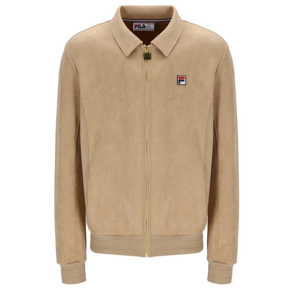 Fila Vintage Francesco Suede Jacket - Beige