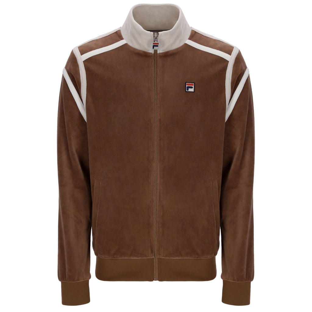 Gabriele Contrast Panel Track Top - Cappucino