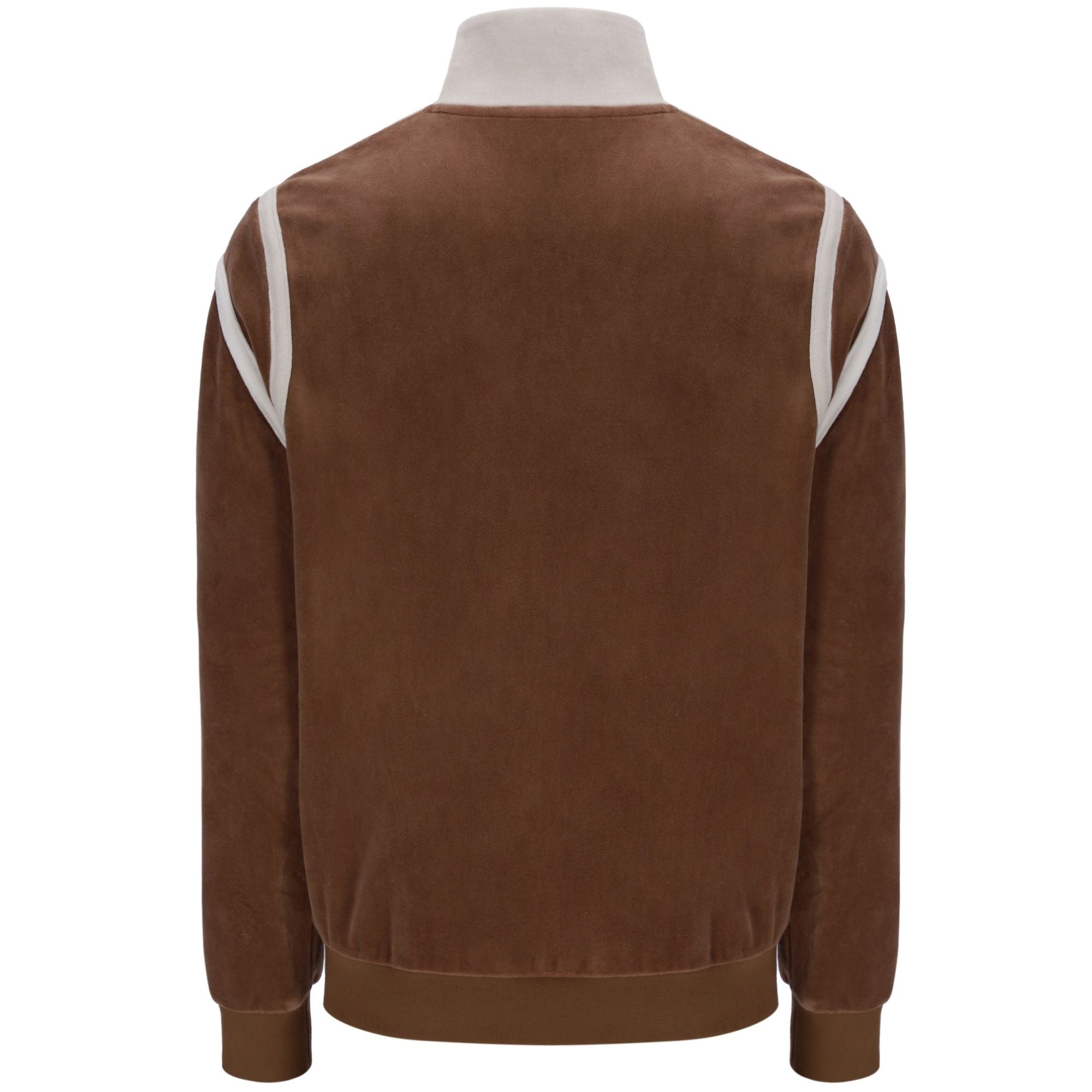 Gabriele Contrast Panel Track Top - Cappucino