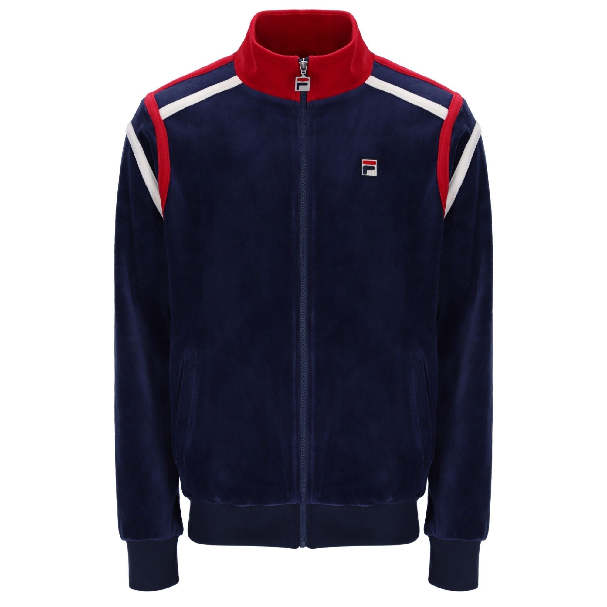 Gabriele Contrast Panel Track Top - Fila Navy
